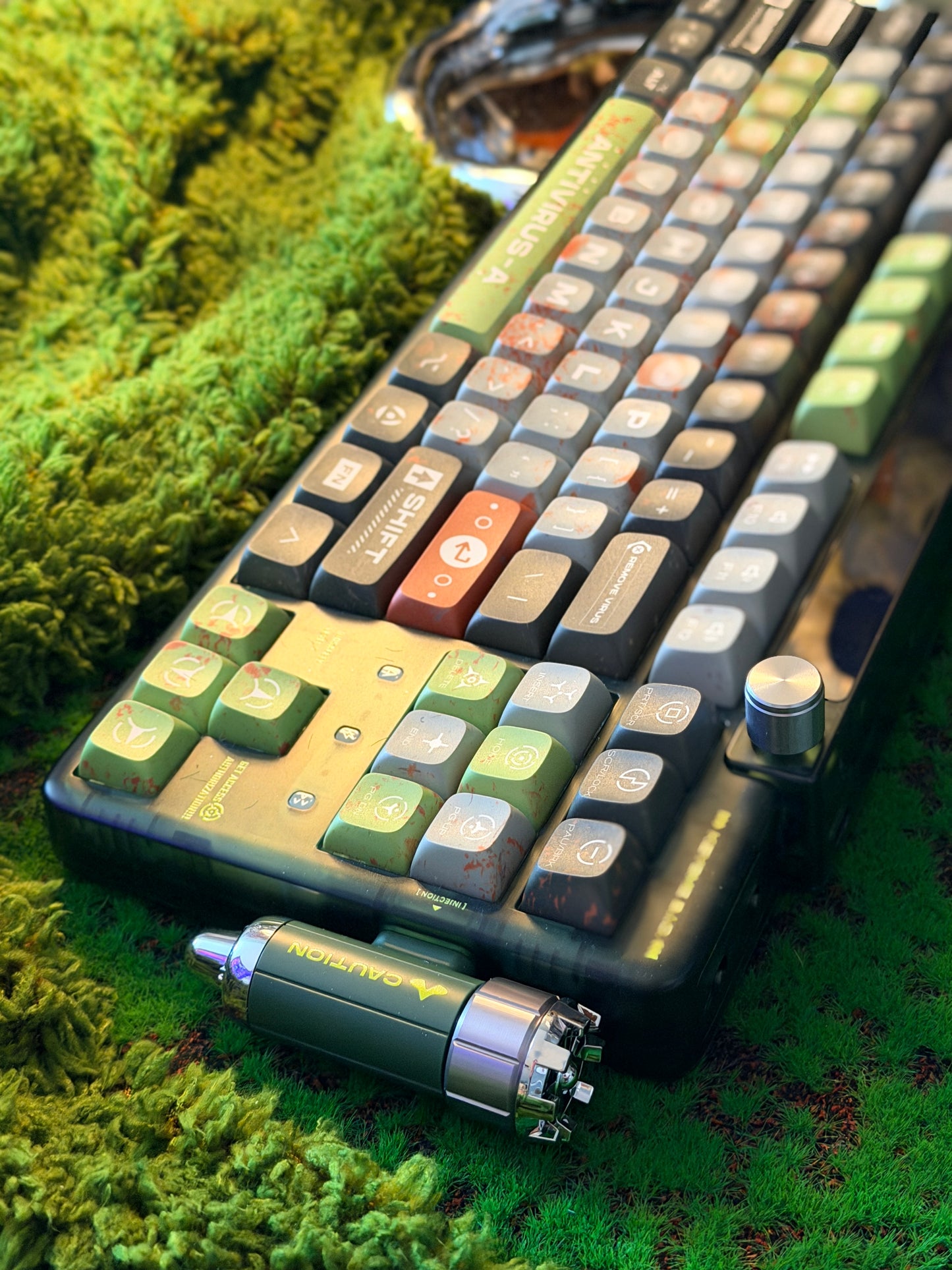 Unboxing Sample For Sale ONLY 1 Instock Keysme Lunar 01 Green Mechanical Keyboard- Ghost Ship