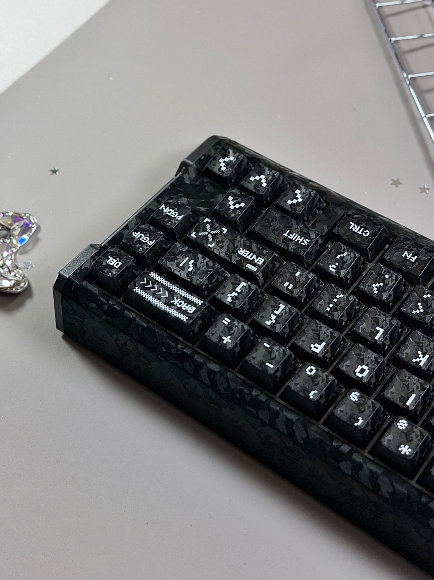 Unboxing Clearance ONLY 1 Instock ATTACK SHARK R68 HE Carbon Fiber Rapid Trigger Gaming Keyboard Magnetic Switch