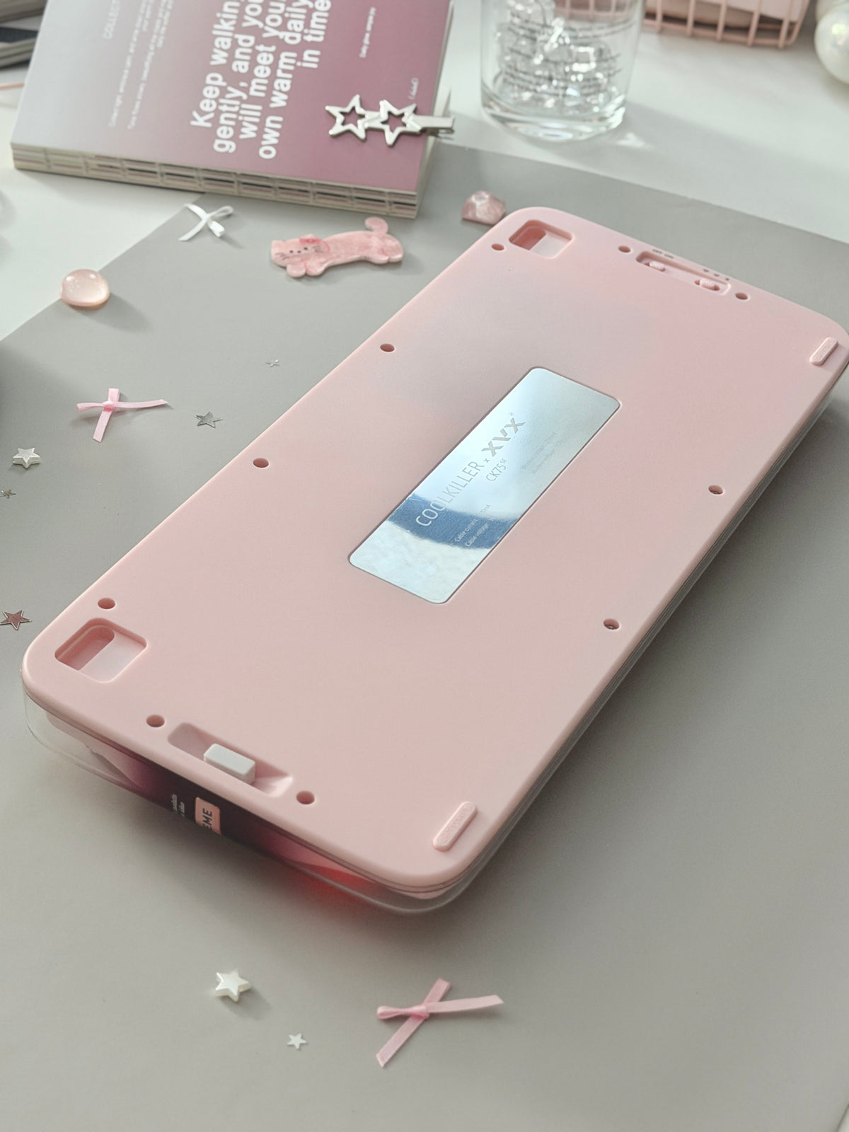 Unboxing Clearance ONLY 1 Instock XVX x CoolKiller CK75 SE Wireless Mechanical Keyboard Pink