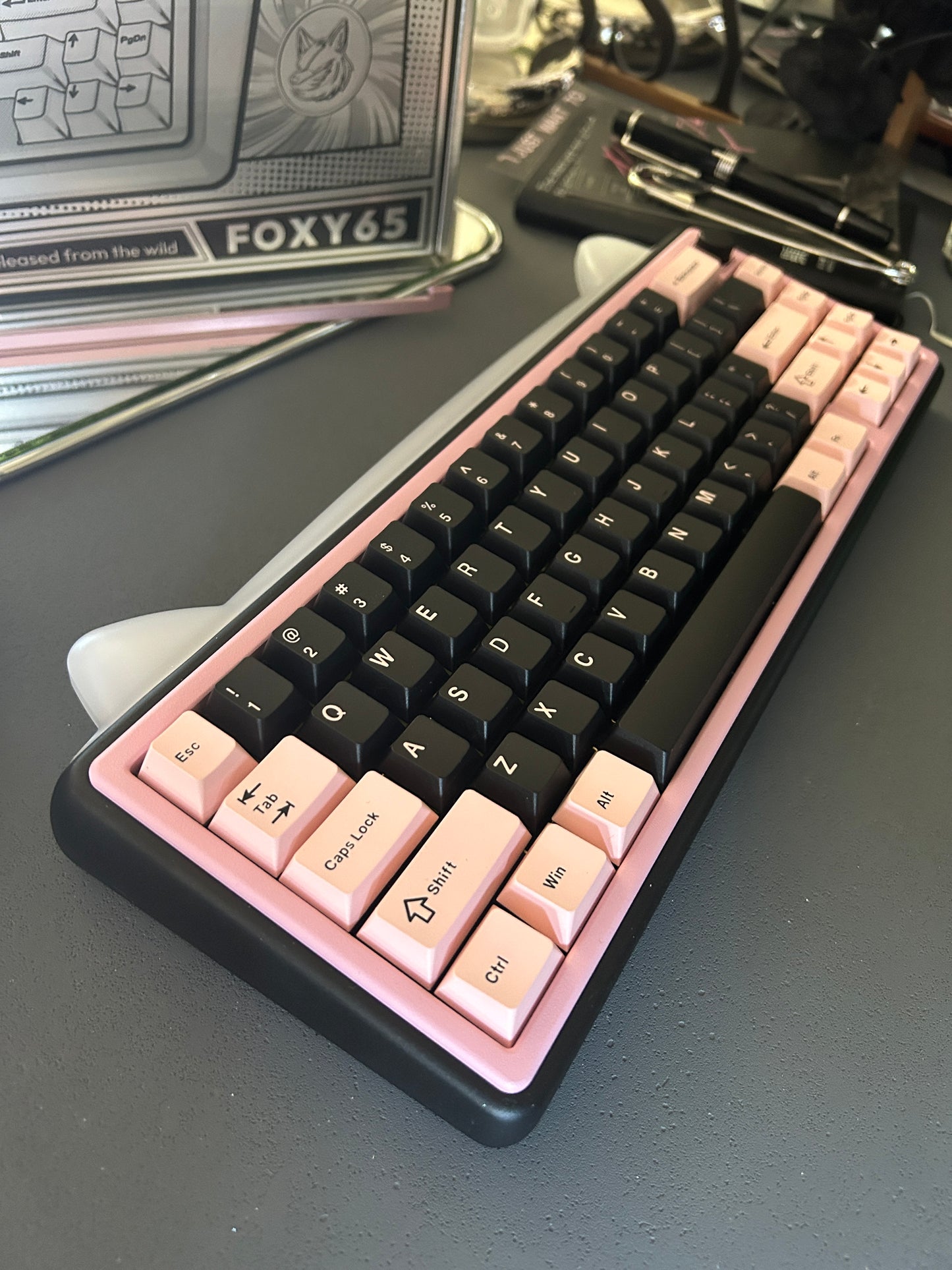 Unboxing Clearance ONLY 1 Instock Foxy 65 Assembled Edition Black Pink Kitten