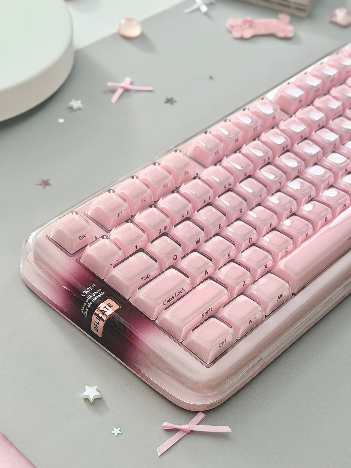 Unboxing Clearance ONLY 1 Instock XVX x CoolKiller CK75 SE Wireless Mechanical Keyboard Pink