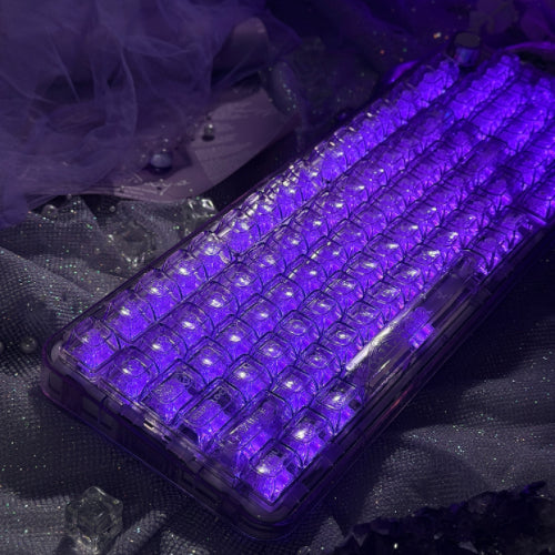 Sample For Sale ONLY 1 Instock YUNZII X98 Wireless Mechanical Gaming Keyboard (Purple, Crystal Switch)