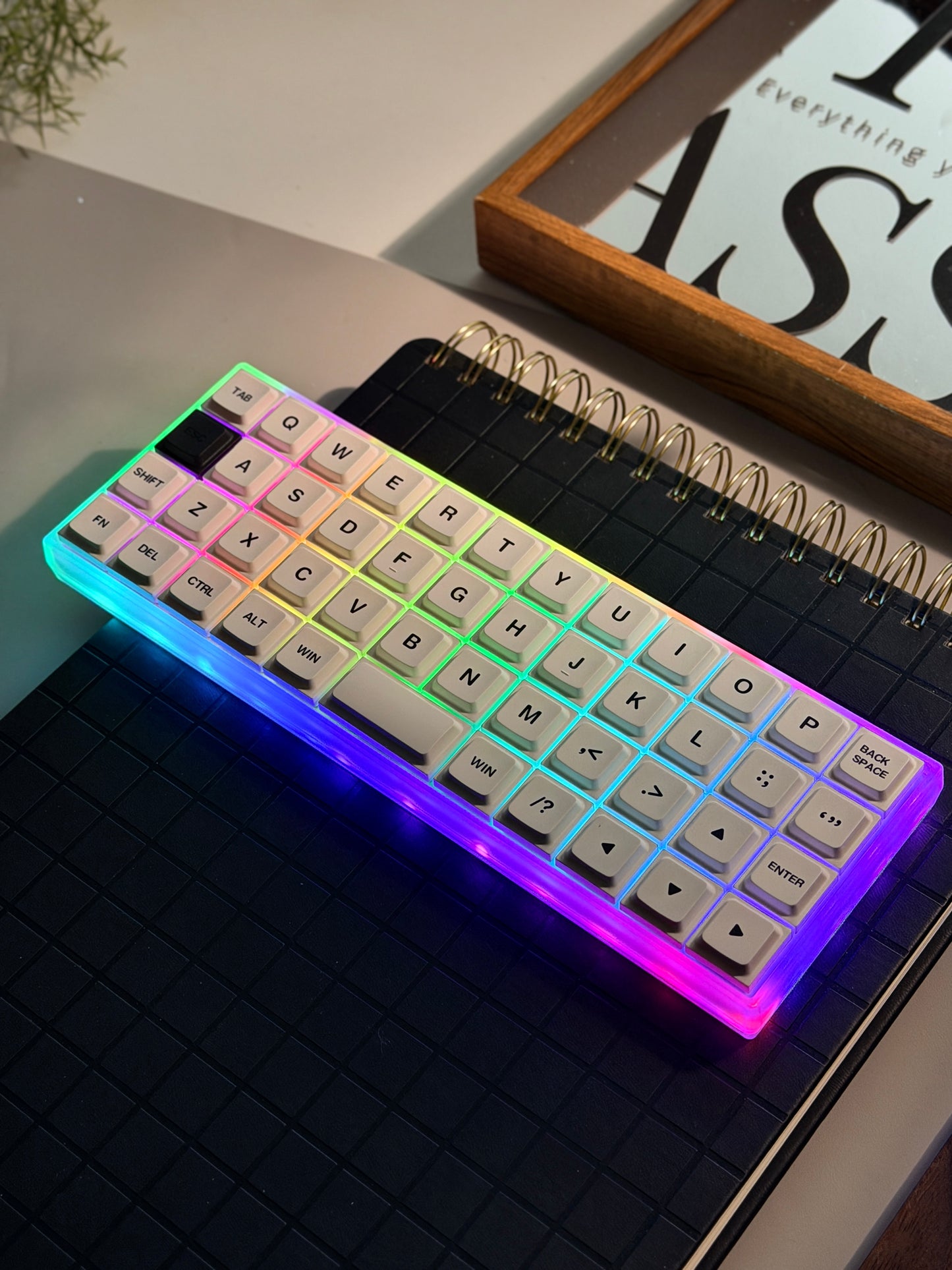 Unboxing Clearance ONLY 1 Instock Chosfox Geonix Rev.2.5 Mini 40% Low-Profile Mechanical Keyboard