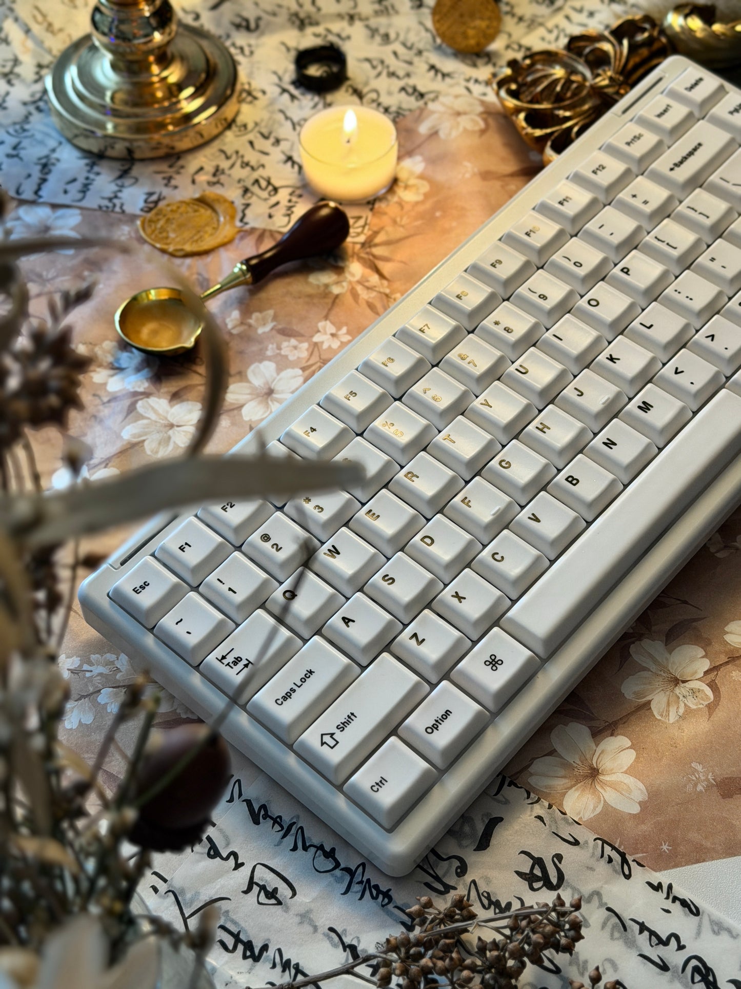Unboxing Clearance ONLY 1 Instock ZEN75 Low-Profile Keyboard with Ceramic Keycaps