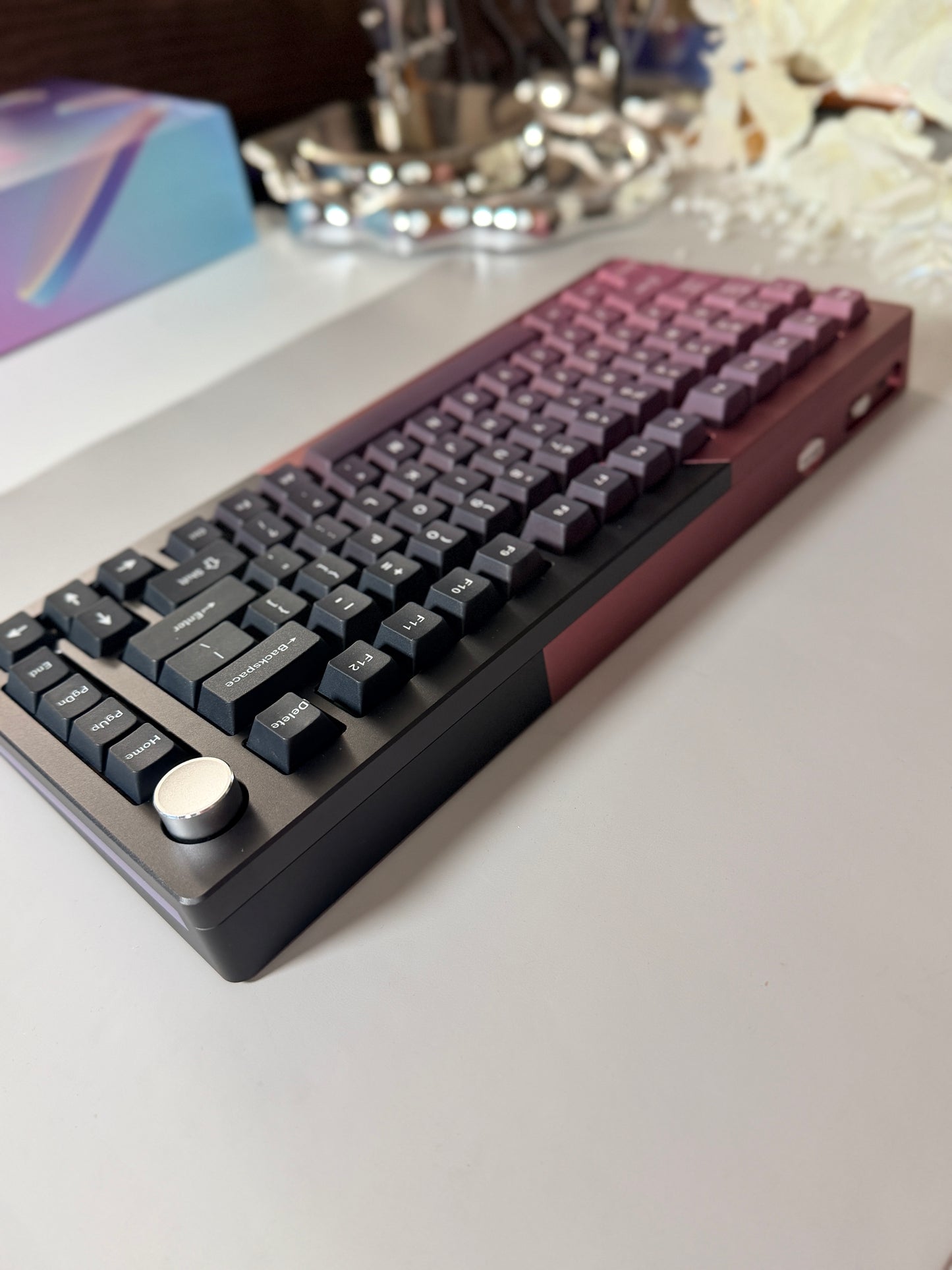 Unboxing For SALEs LOOP75 Aluminum Mechanical Keyboard KiiBOOM Matcha Latte Switches