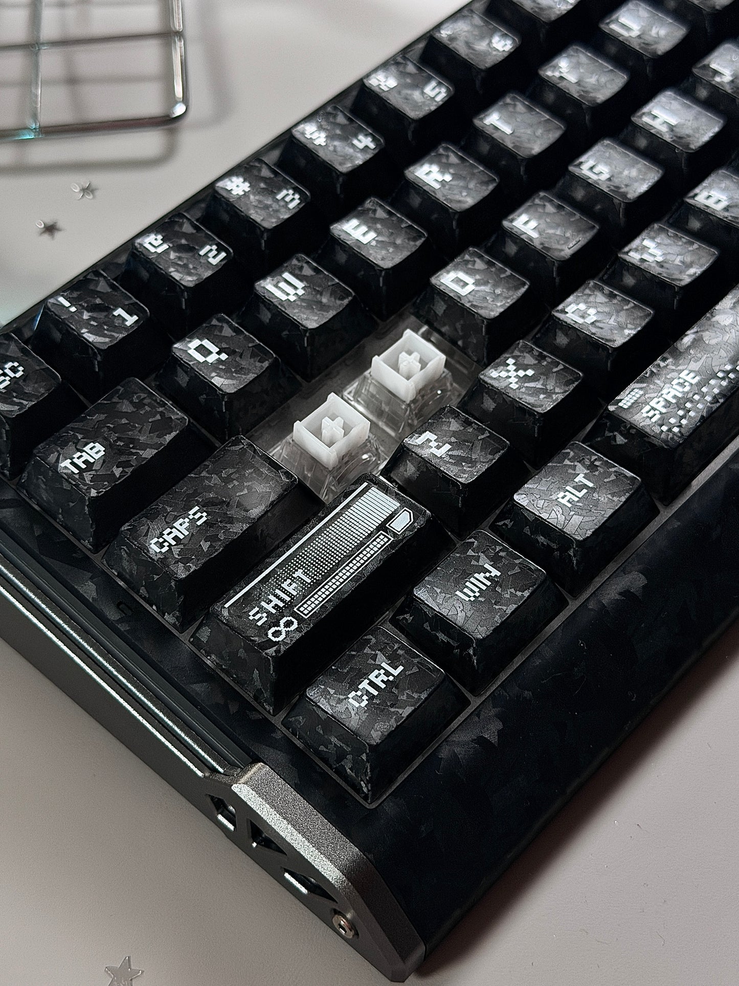 Unboxing Clearance ONLY 1 Instock ATTACK SHARK R68 HE Carbon Fiber Rapid Trigger Gaming Keyboard Magnetic Switch