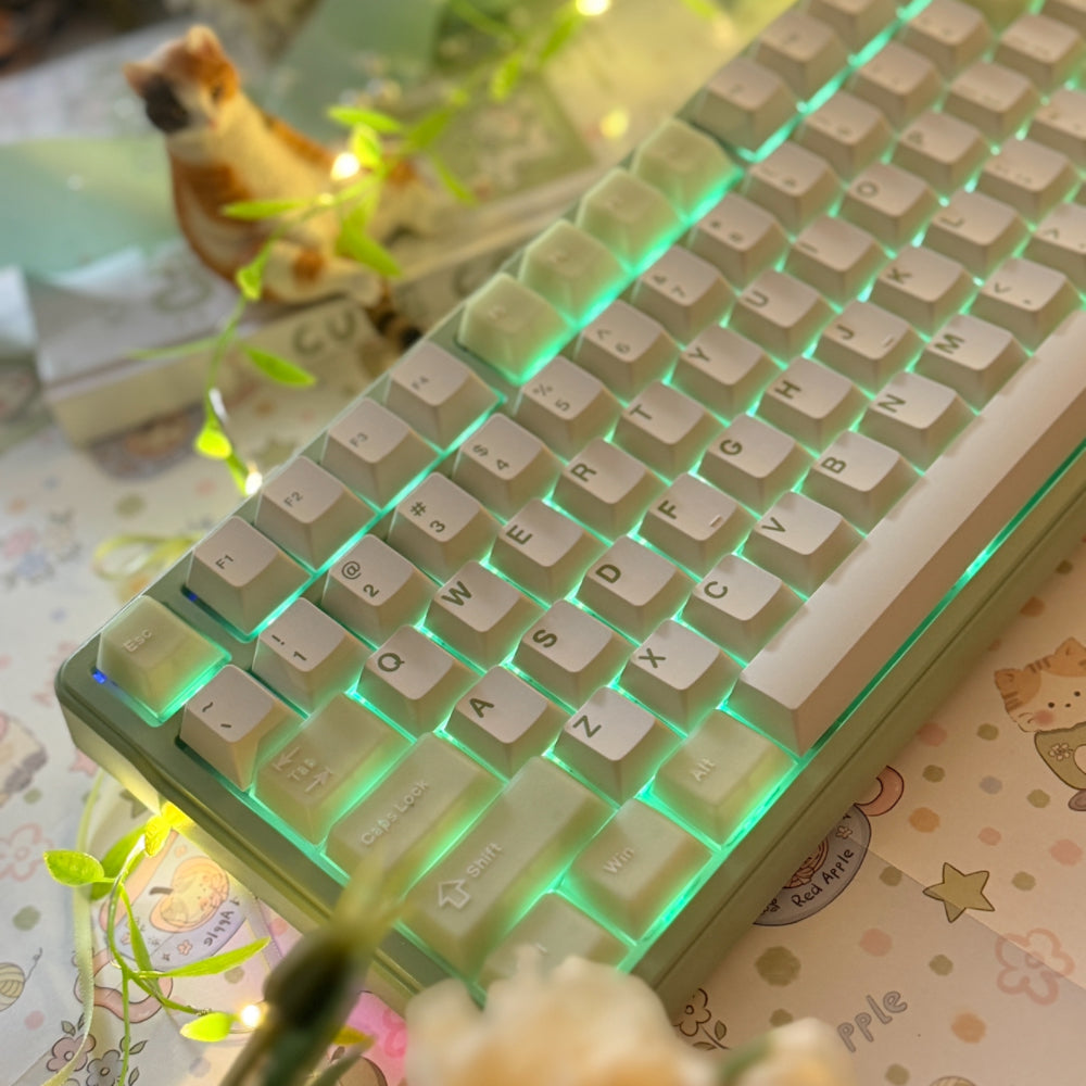 Unboxing For Sales FURYCUBE K99 pro Creamy Green Wireless Mechanical Keyboard, Gasket Hot Swappable RGB Gaming Keyboard with Numpad