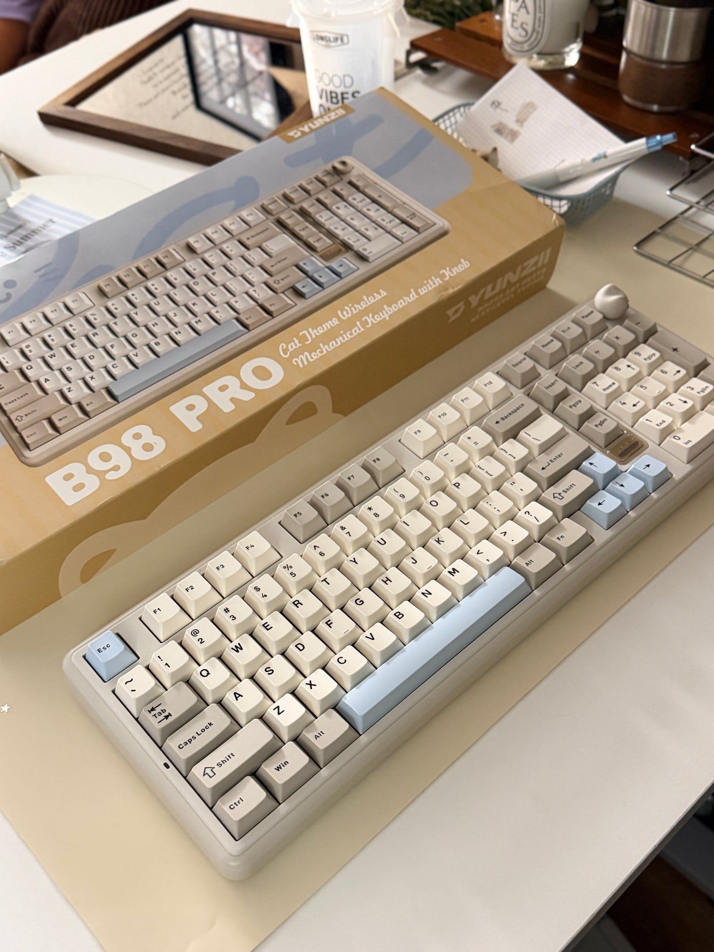 Unboxing Clearance ONLY 1 Instock YUNZII B98 PRO Wireless Mechanical Keyboard