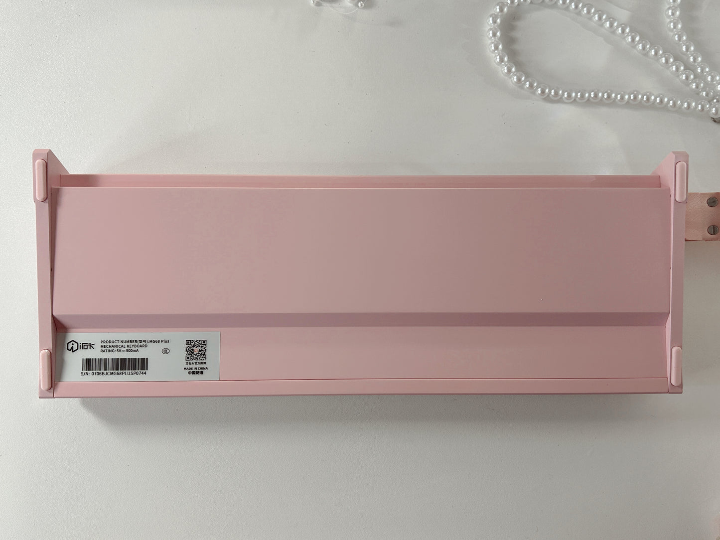 Unboxing Sample For Sales ONLY 1 Instock Peach Pink MG68 Plus Magnetic Switch Mechanical Keyboard