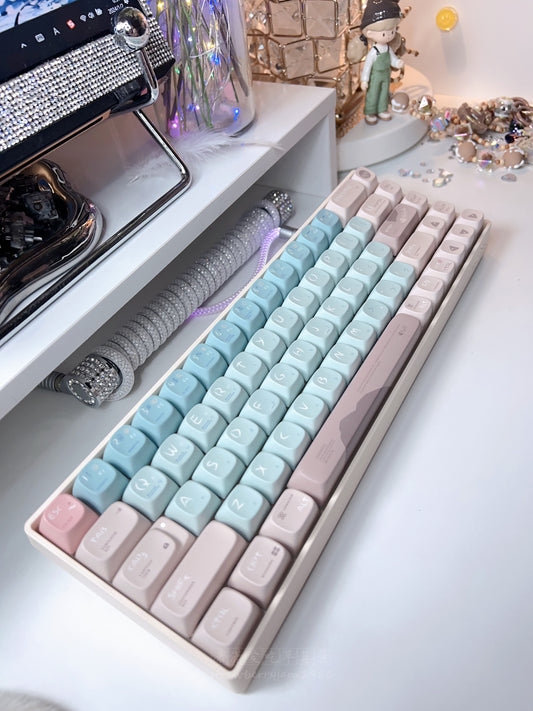 【In-Stock】 Prebuilt Lofree Fishbone Script Themed Customized Keyboard