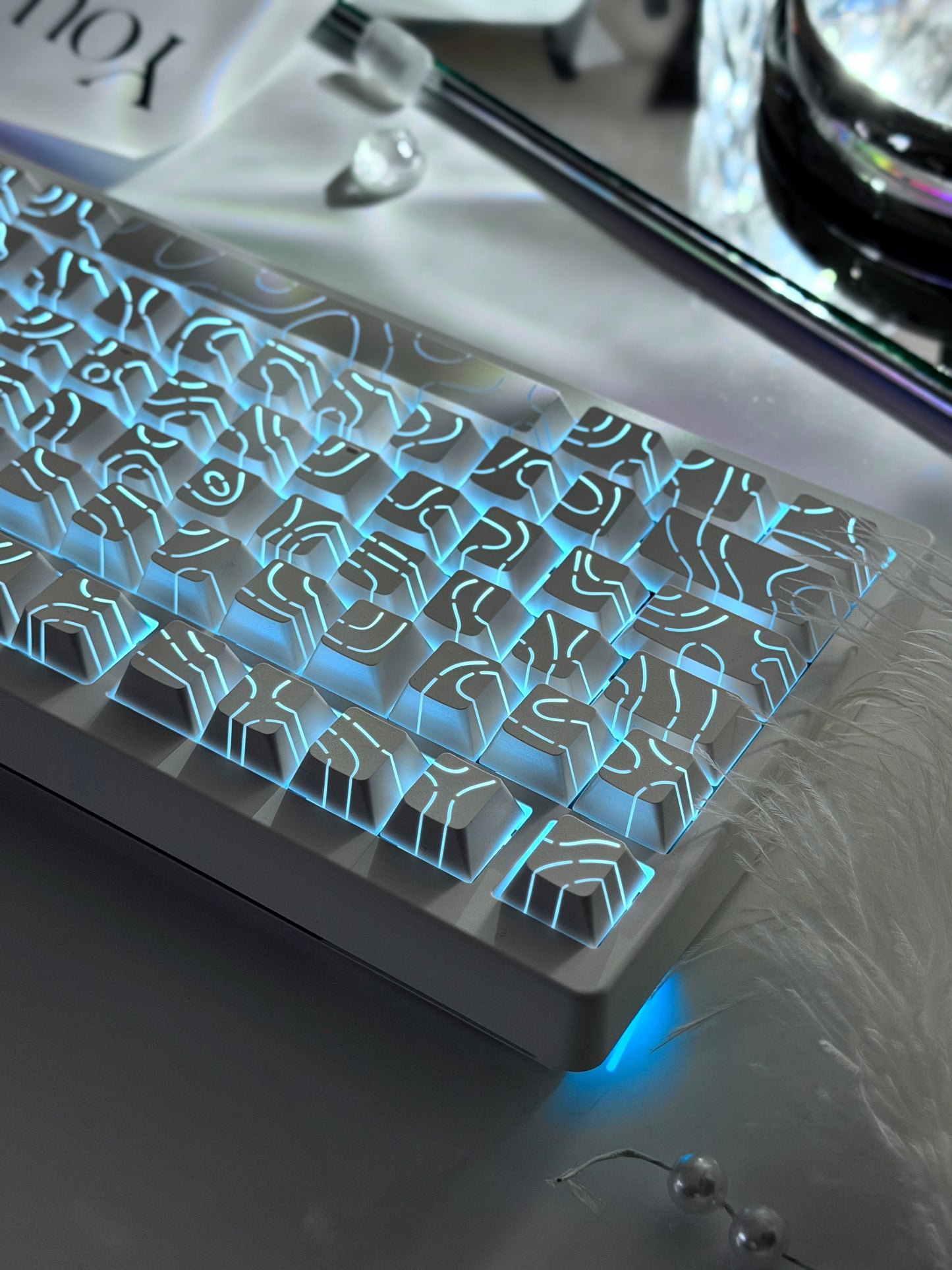 Unboxing ONLY 1 Instock ELECFOX SPECTRA75 Mechanical Gaming Keyboard Wireless RGB Backlight Dot Matrix Display