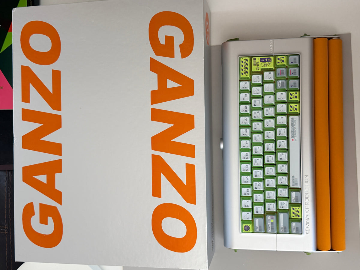 ONLY 1 Instock Prebuilt Aluminum Custom Mechanical Keyboard Ganzo60 Set  | Wireless | Backlit