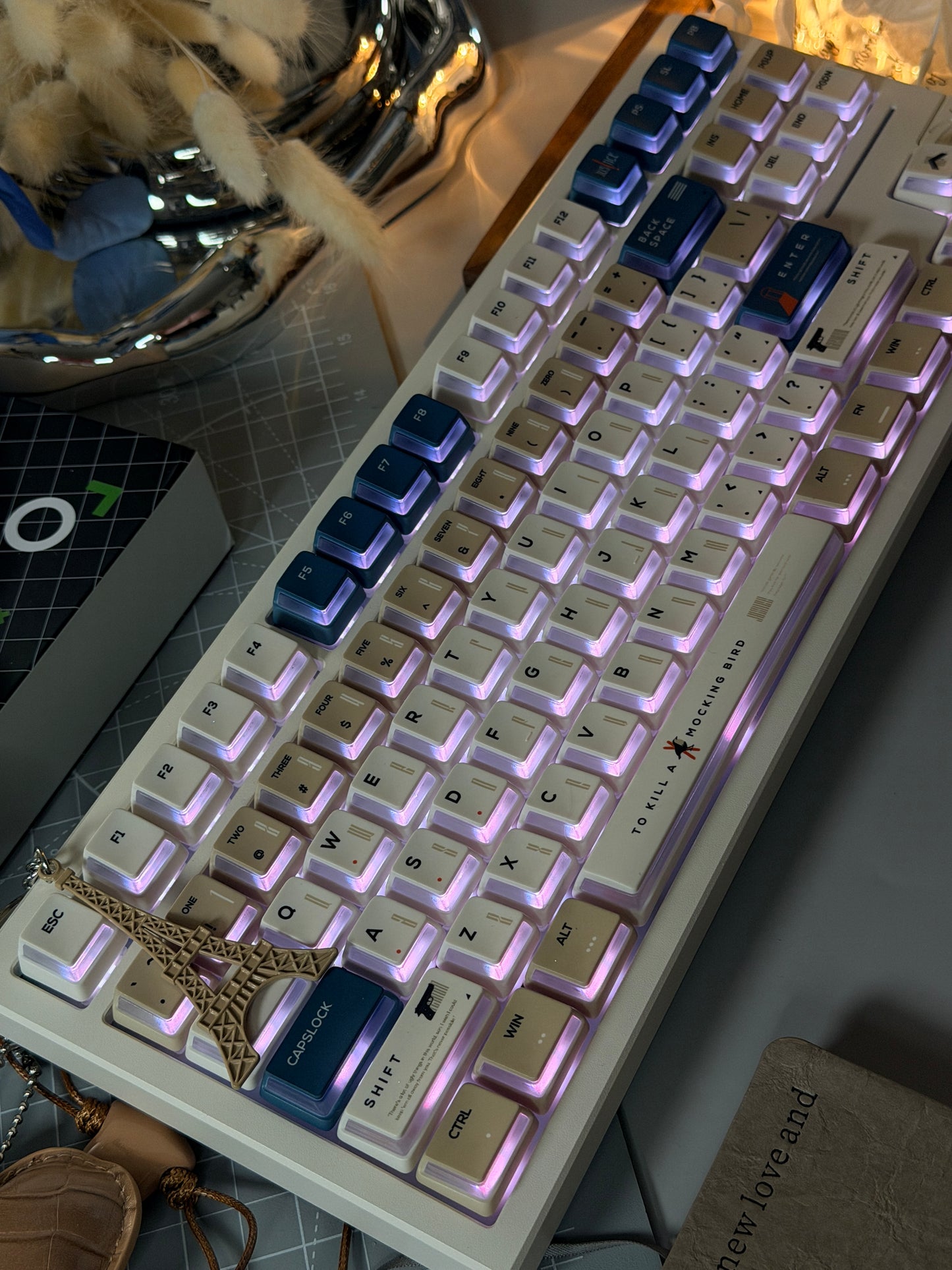 Unboxing For Sales EPOMAKER x Feker Galaxy80 Wireless Mechanical Keyboard➕0248 custom Keycap full set