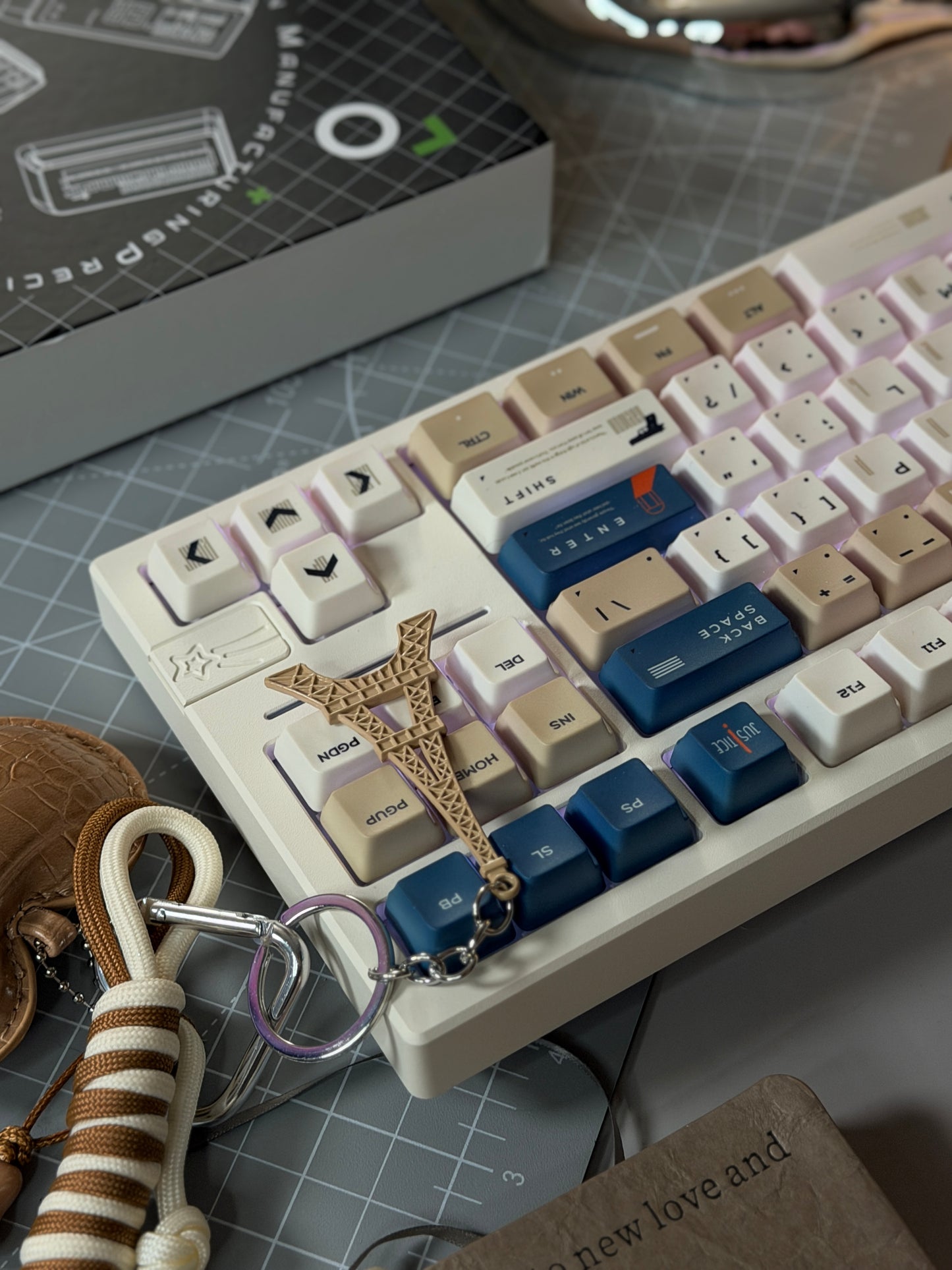 Unboxing For Sales EPOMAKER x Feker Galaxy80 Wireless Mechanical Keyboard➕0248 custom Keycap full set