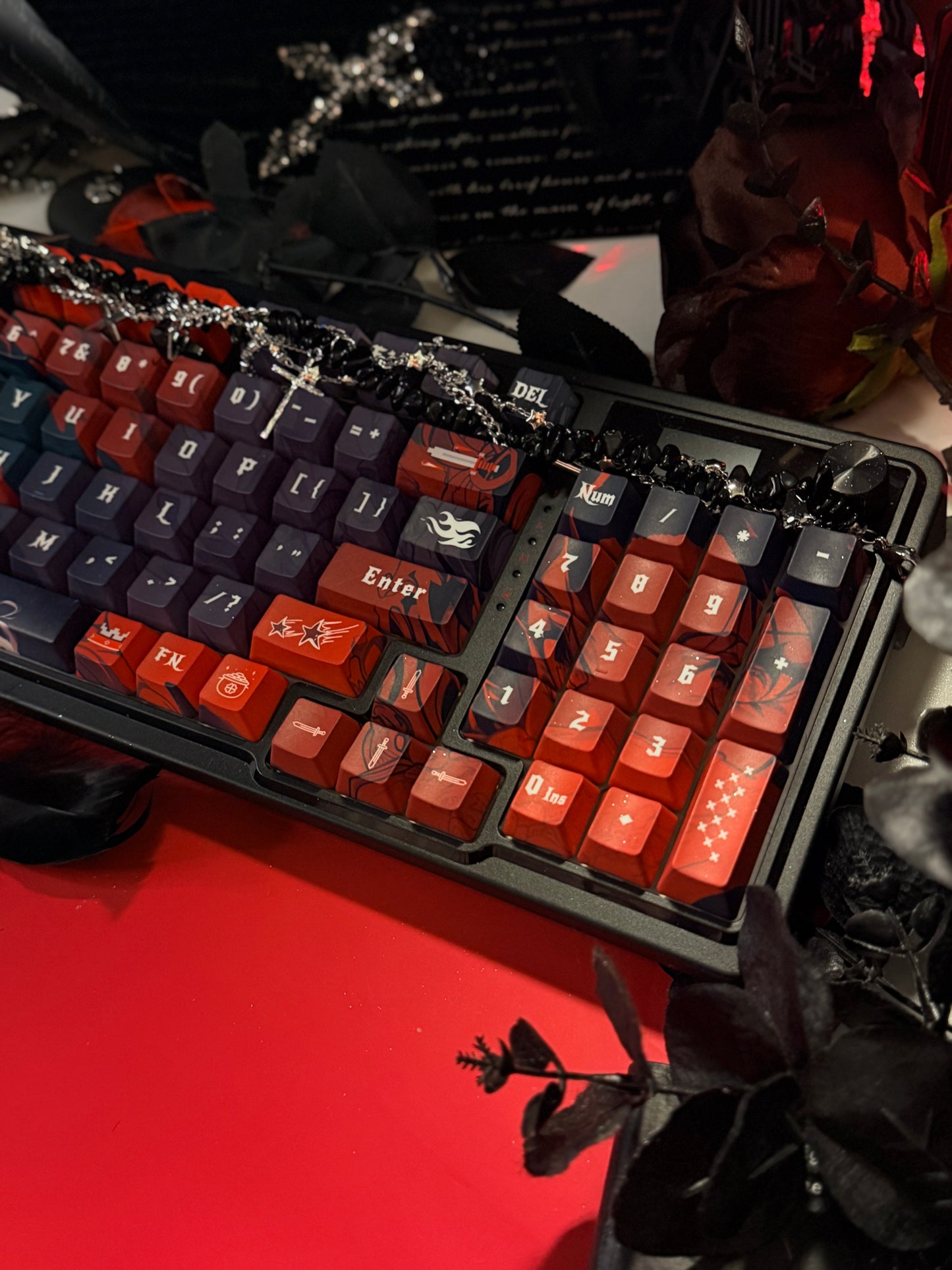 Unboxing For Sales ARTEMIS K719 PRO Anime RGB Gaming Mechanical Keyboard(not including shooting decoration)