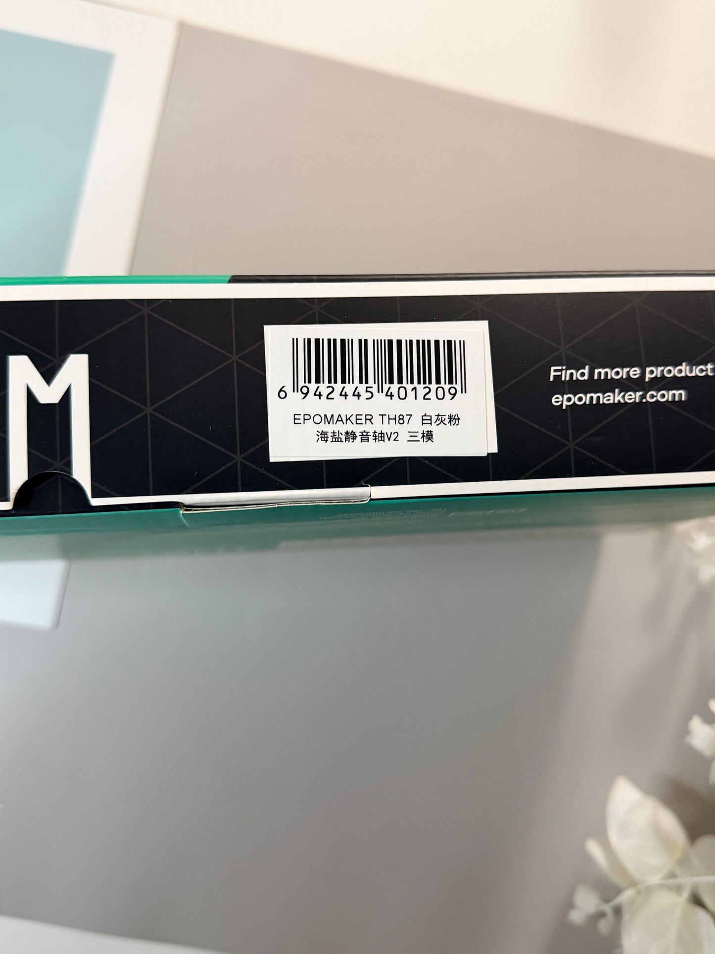 Unboxing Clearance EPOMAKER TH87 RGB Creamy Thock Mechanical Keyboard Sea Salt Silent Switch