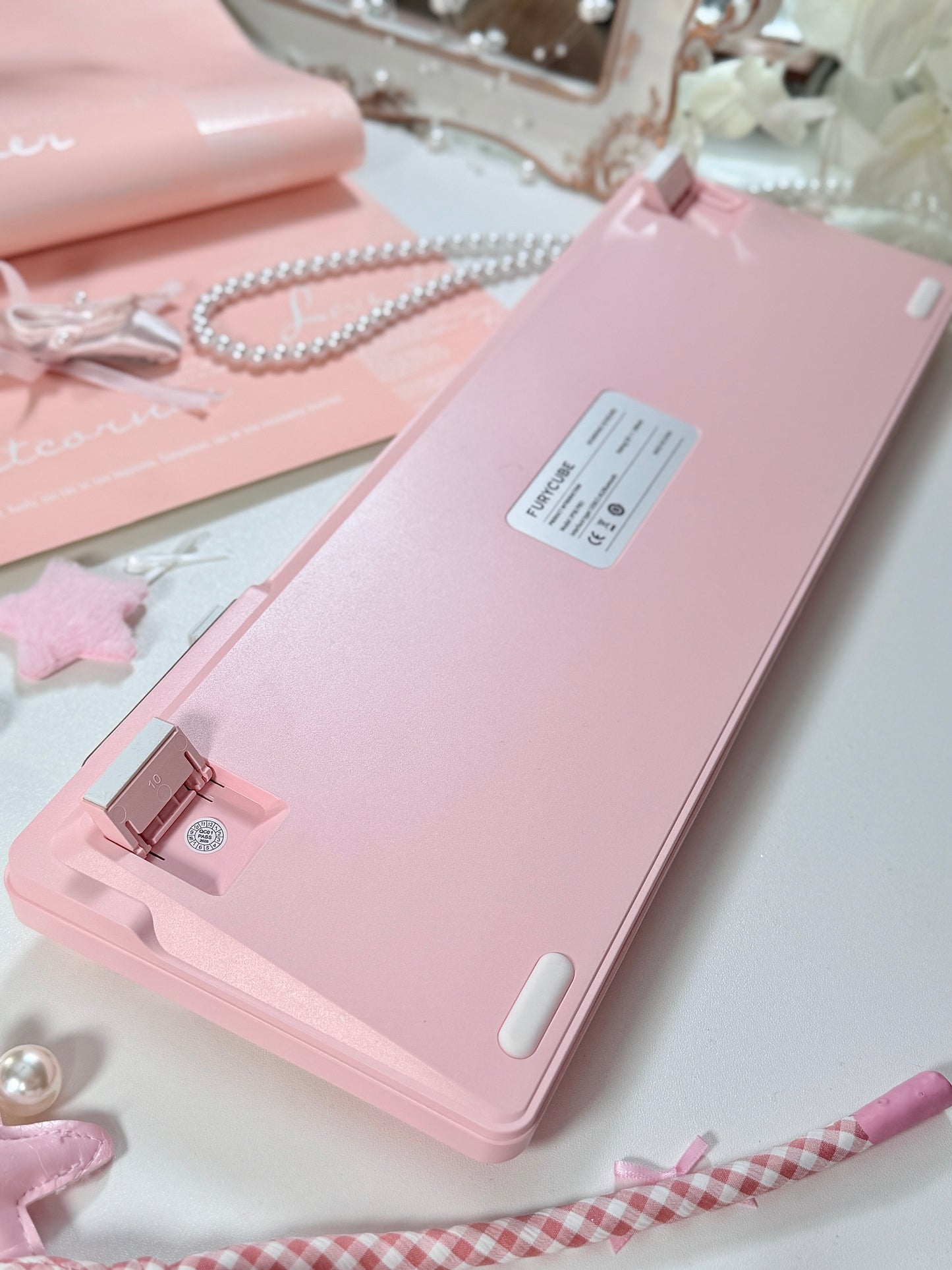 Unboxing For SALEs IP98 Wireless Gaming Keyboard - Wireless Keyboard with RGB Backlighting, IPX8 Water Resistance, and Side Printed PBT Translucent Keycaps, Suitable for Gaming or Work (Pink White)