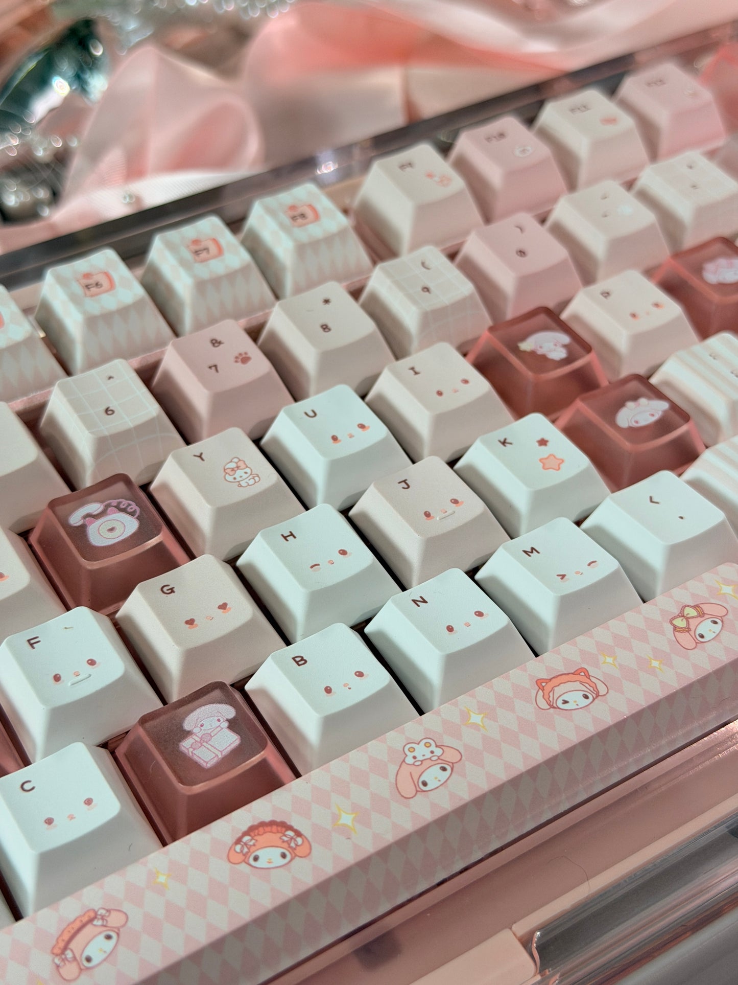 Unboxing Sample For Sales ONLY 1 Instock Pink KiiBOOM Phantom81V2 Mechanical Custom Keyboard ➕ Number PAD（including artisan keys）