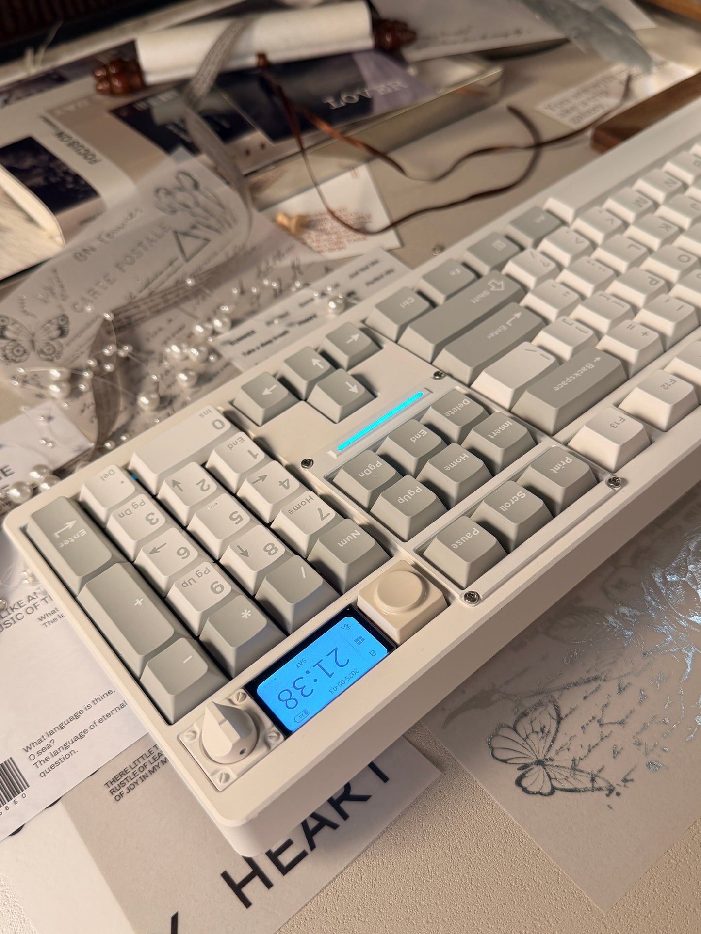 Unboxing Sample For Sale ONLY 1 Instock Wireless Mechanical Keyboard Chilkey ND104 Gaming Keyboard
