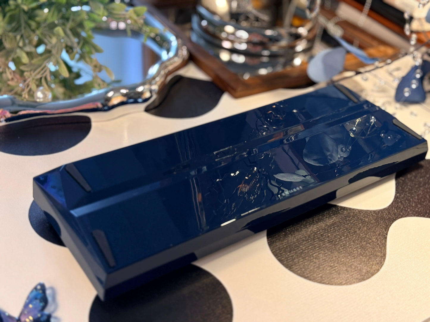 Unboxing Sample For Sales ONLY 1 Instock Keychron Q16 HE 8K Dark Navy Wired Fully Ceramic Keyboard Magnetic Switch For Gaming