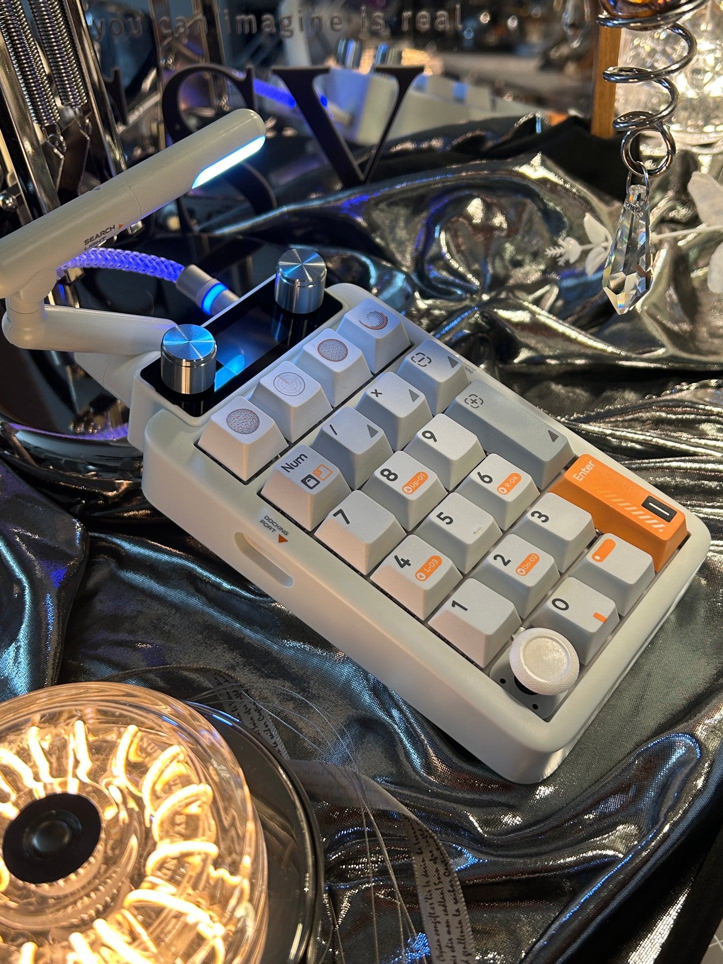 Unboxing Sample For Sales ONLY 1 Instock KeysMe Lunar 01 Mechanical Keyboard + Pad Set