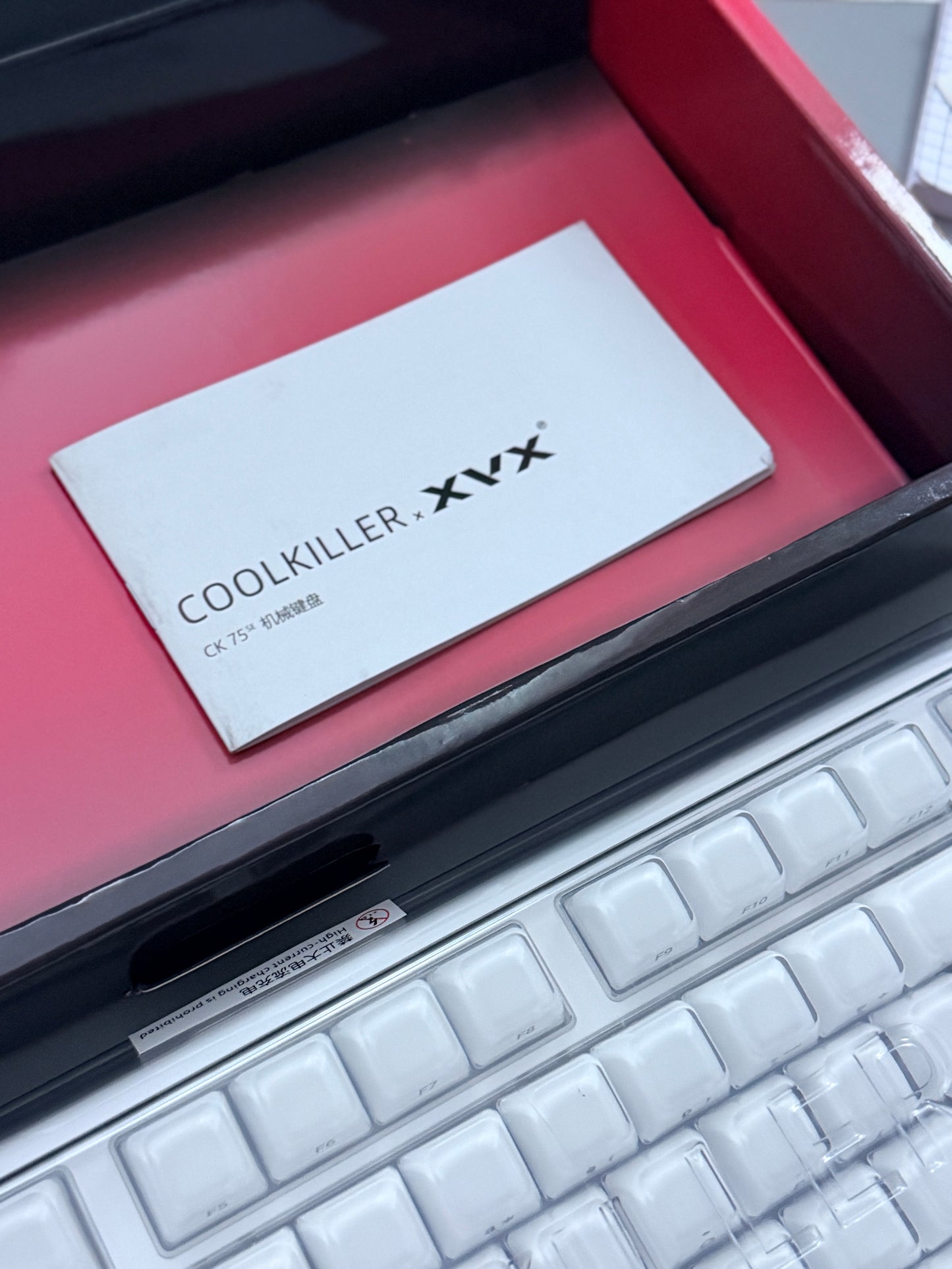 Unboxing Clearance ONLY 1 Instock XVX x CoolKiller CK75 SE Wireless Mechanical Keyboard Smokey White