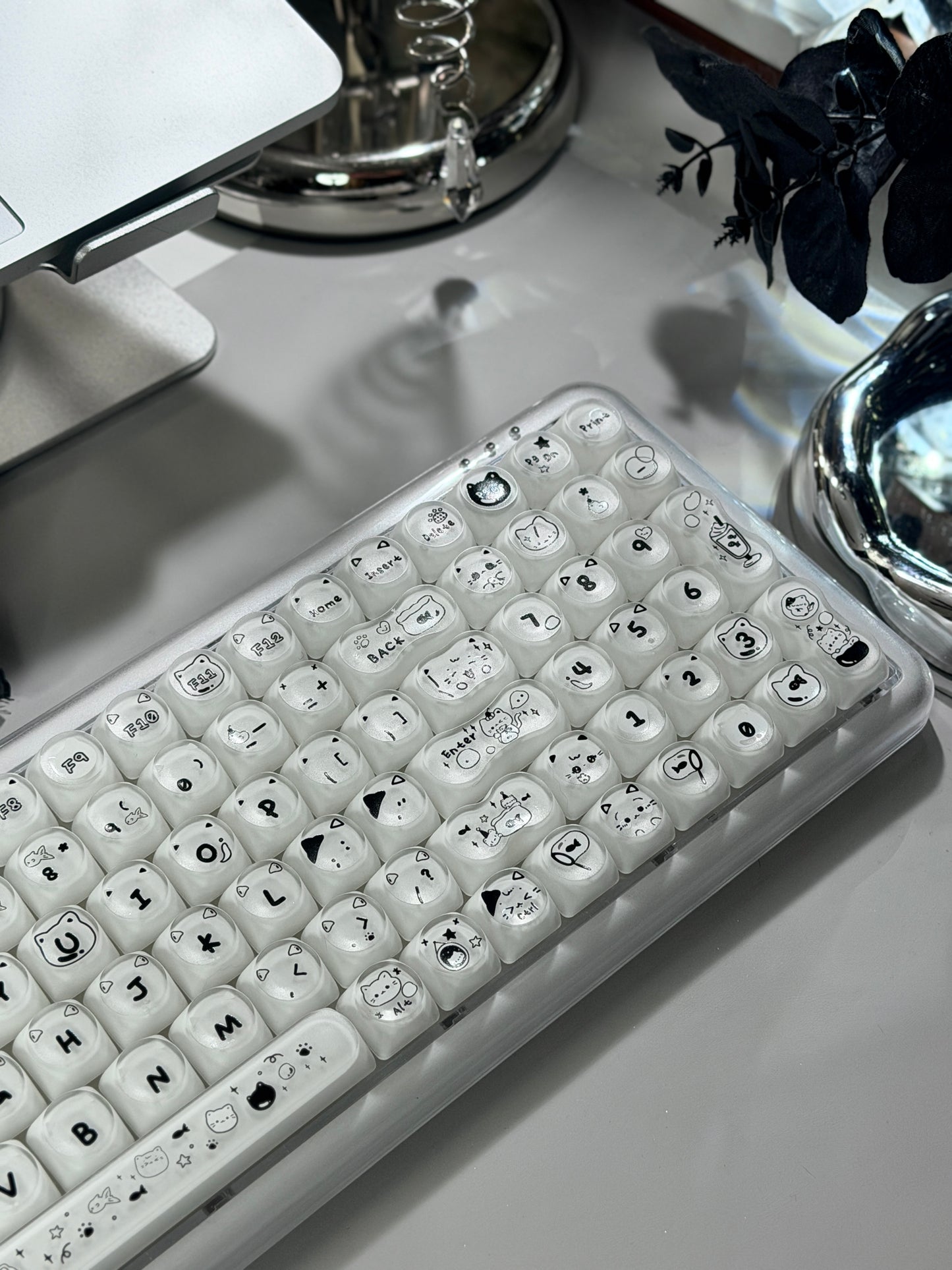 Unboxing Clearance ONLY 1 Instock MechLands X Maorbeng X100 PRO Membrane Keyboard with Number Pad RGB Backlits Wireless