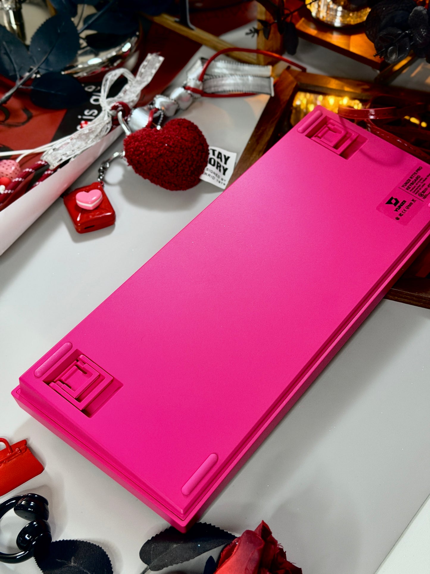 Unboxing Clearance ONLY 1 Instock YUNZII RT75 PRO Magnetic Switch Wireless Gaming Keyboard + Pink Camo Keycaps