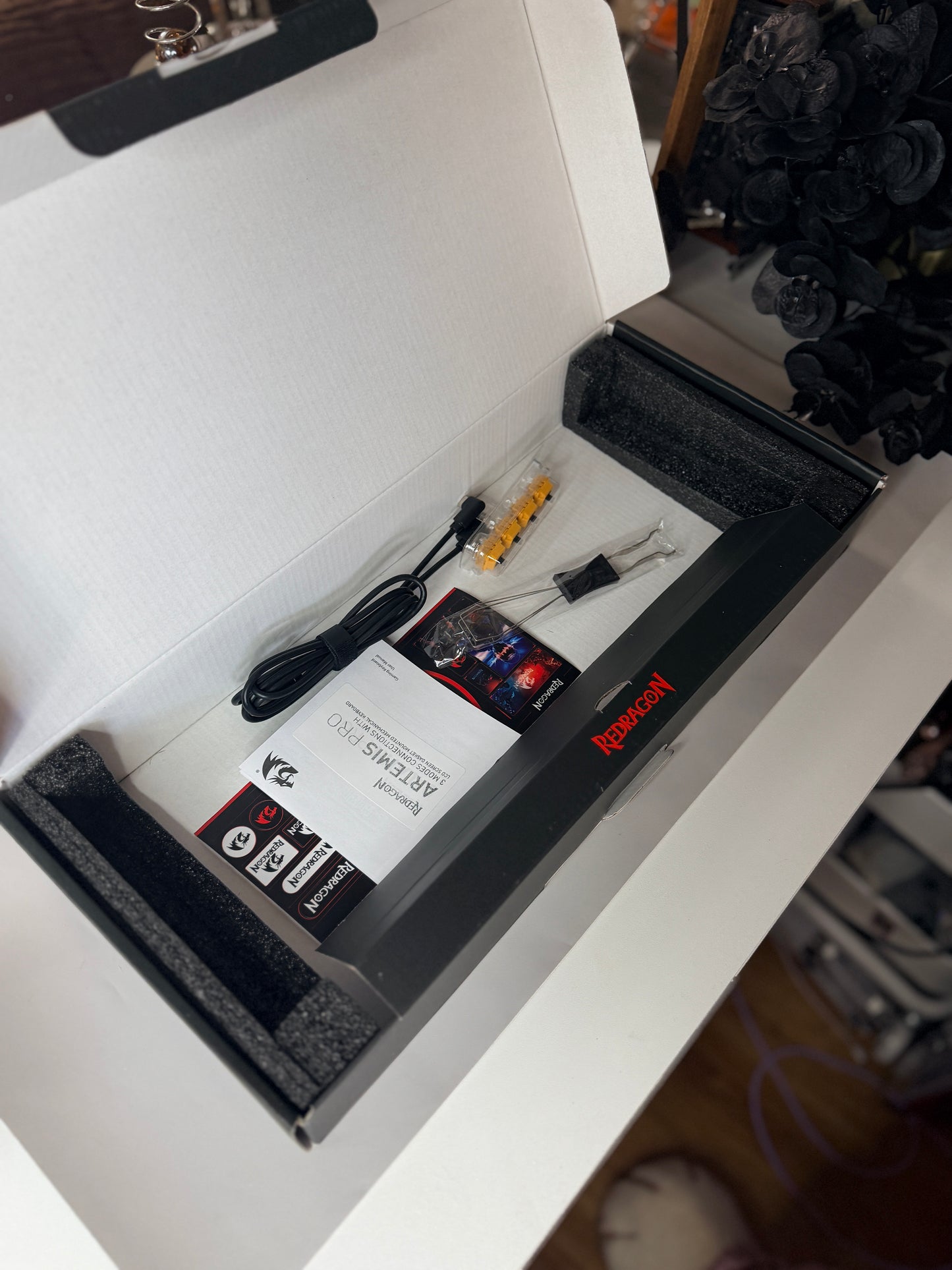 Unboxing For Sales ARTEMIS K719 PRO Anime RGB Gaming Mechanical Keyboard(not including shooting decoration)