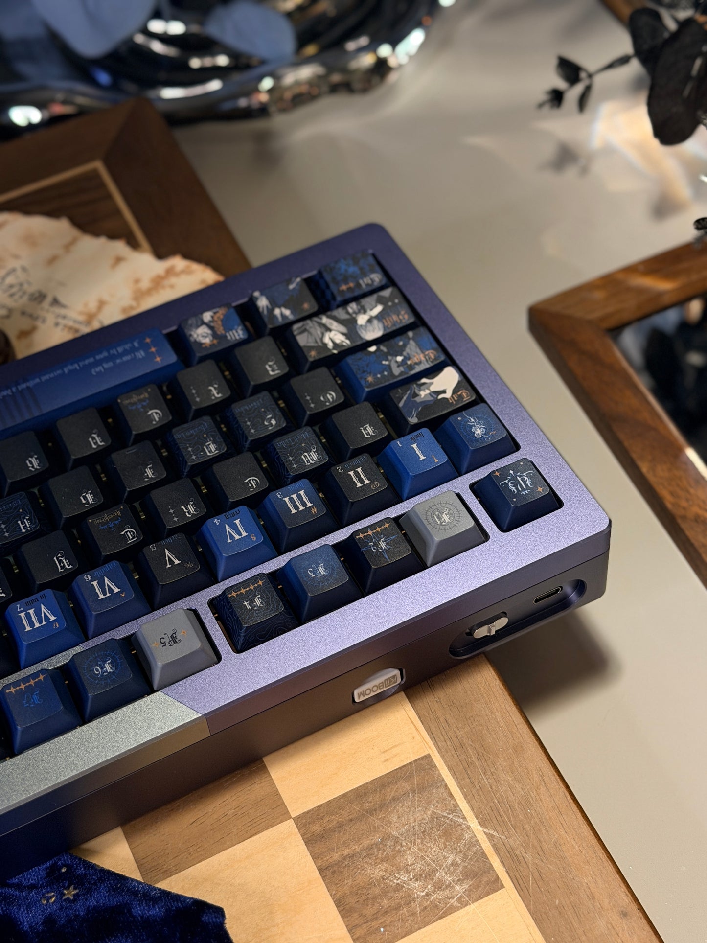 Unboxing For SALEs KiiBOOM LOOP75
Hotswappable Aluminum Gasket Mechanical Keyboard Silver Blue（not including the Wristrest）