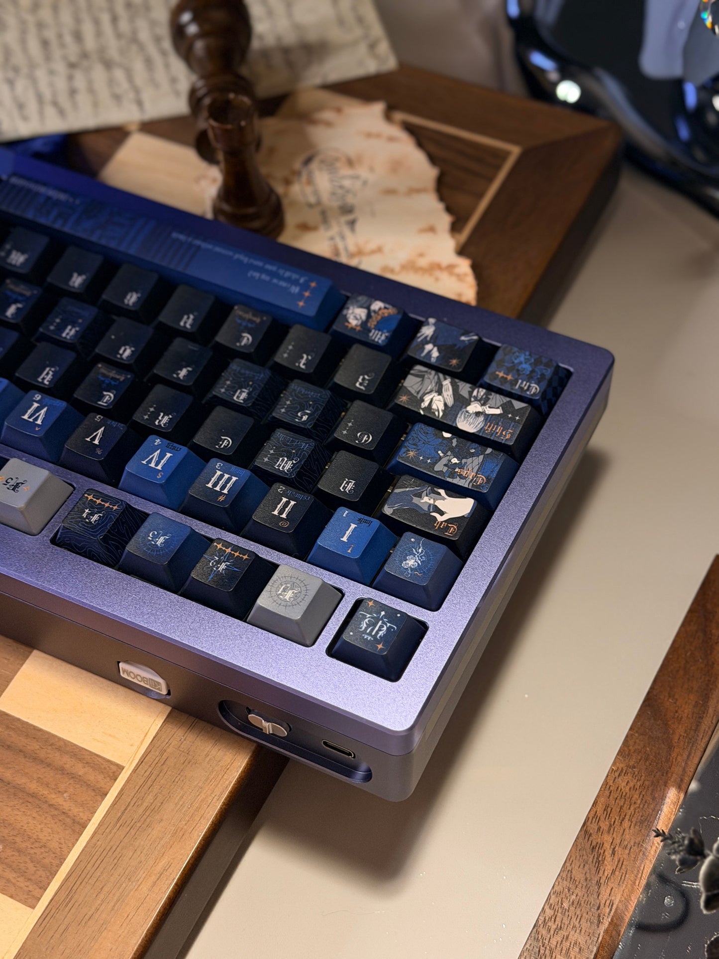 Unboxing For SALEs KiiBOOM LOOP75
Hotswappable Aluminum Gasket Mechanical Keyboard Silver Blue（not including the Wristrest）