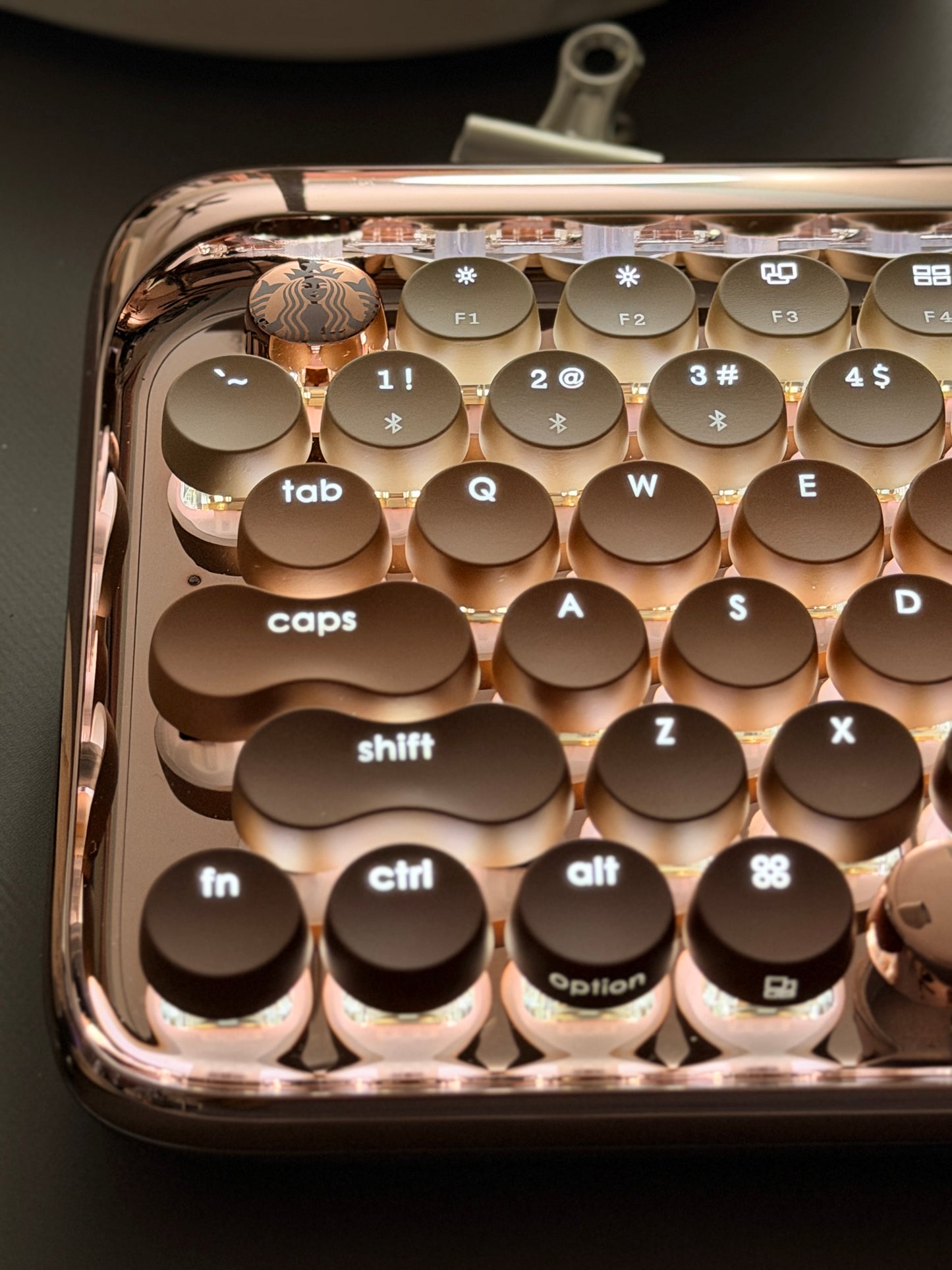 Lofree DOT Coffee Theme Mechanical Keyboard Set For Windows/Mac Tablet Office Bluetooth