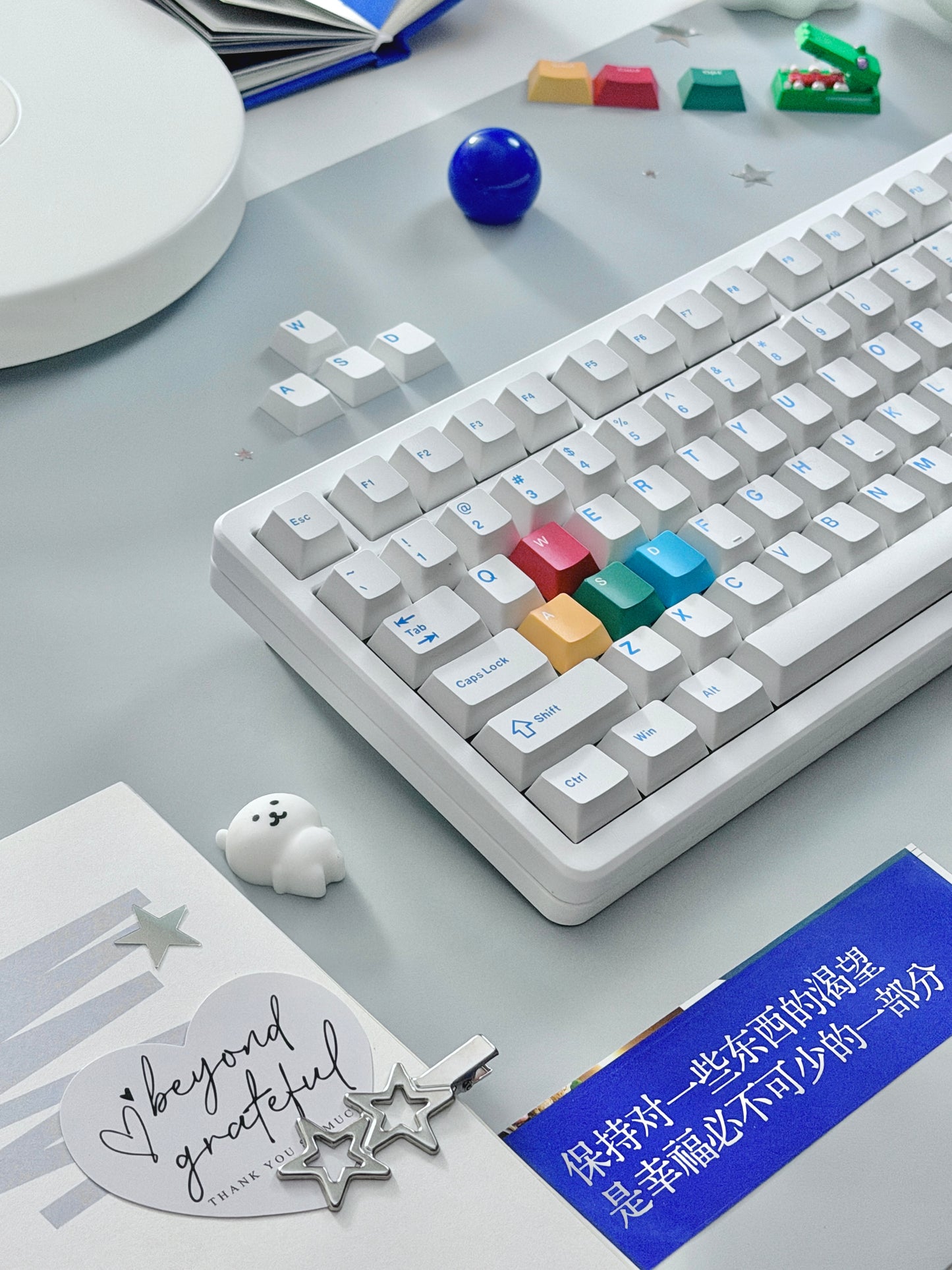 Unboxing Clearance ONLY 1 Instock WOMIER SK75 TMR White WIRELESS ALUMINUM CUSTOM KEYBOARD