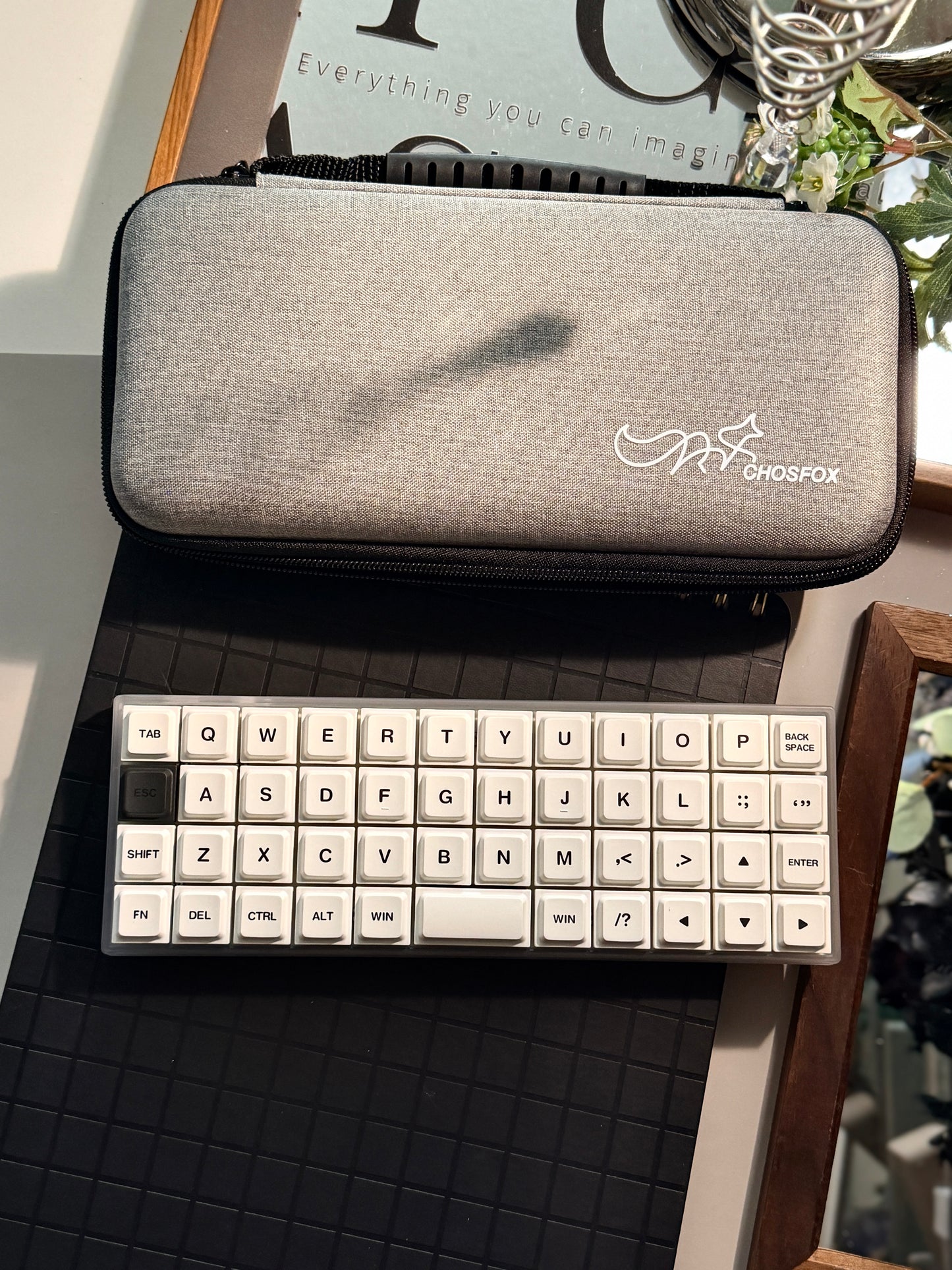 Unboxing Clearance ONLY 1 Instock Chosfox Geonix Rev.2.5 Mini 40% Low-Profile Mechanical Keyboard