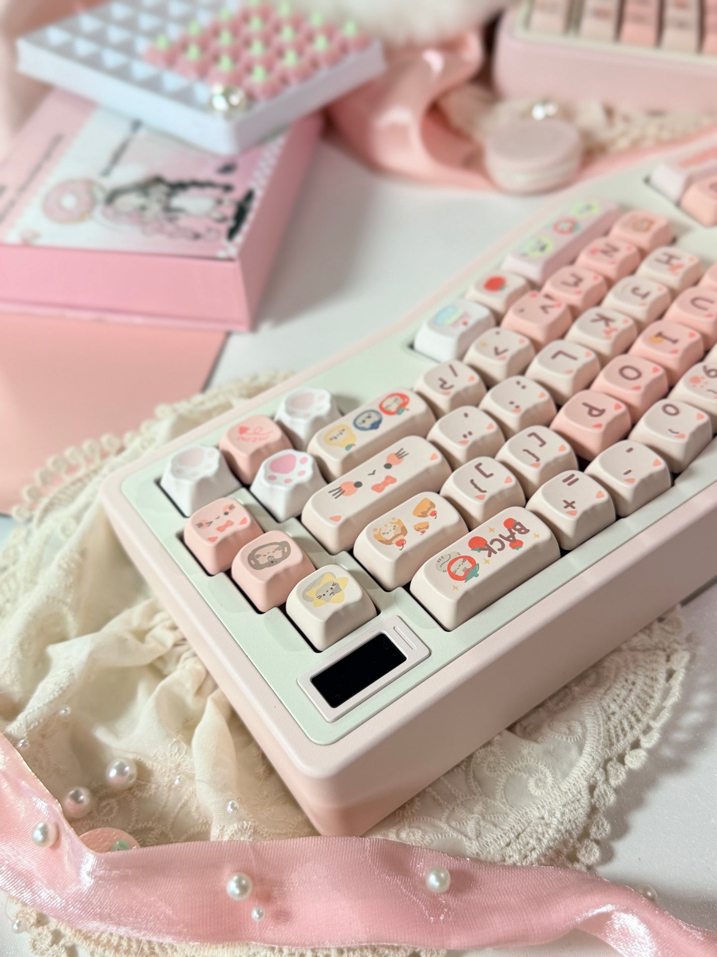 ONLY 1 Instock Prebuilt Aluminum Customized Mechanical Keyboard Staralice Ergonomic Set