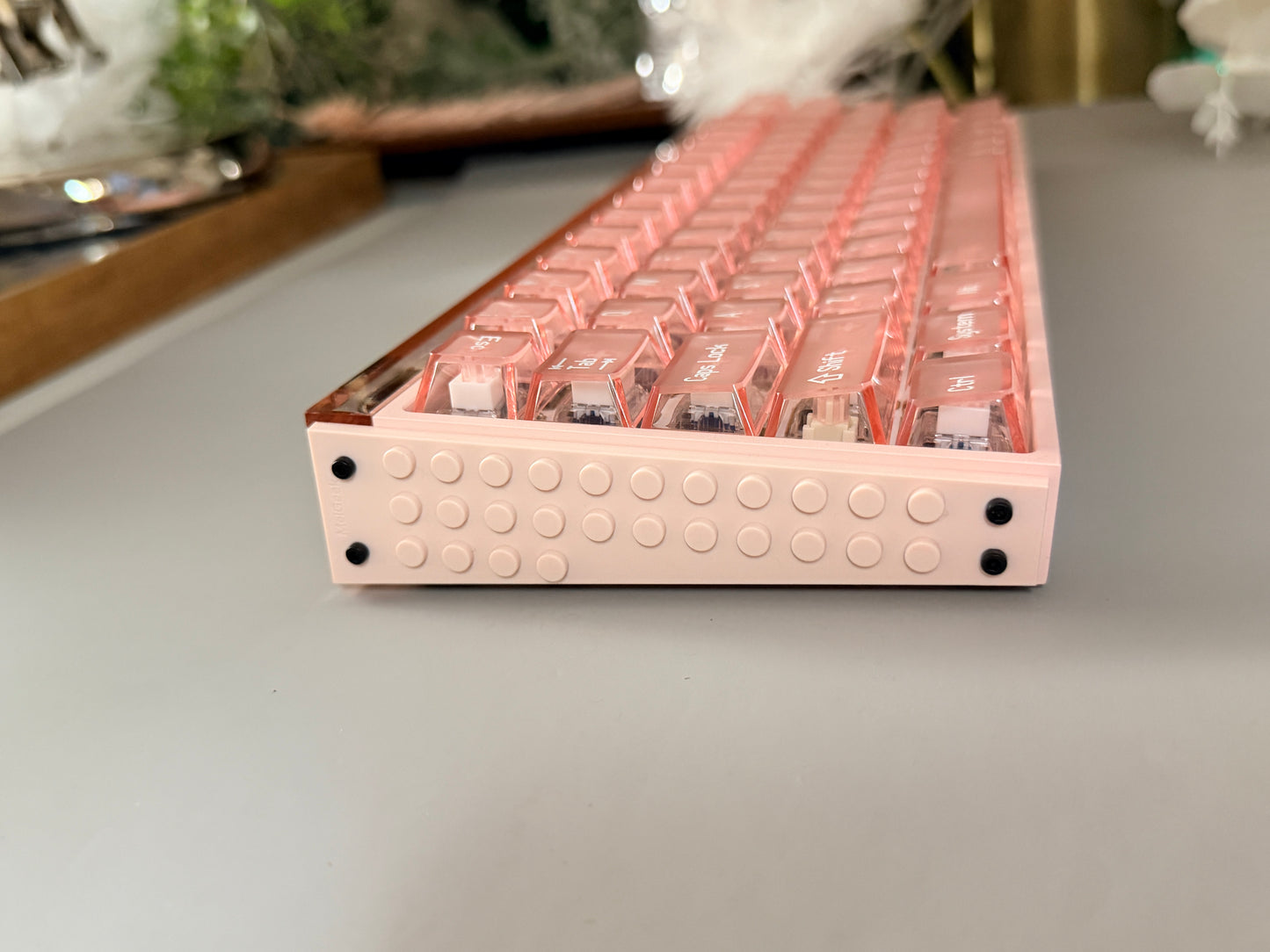 Unboxing Clearance MELGEEK MADE68 ULTRA MAGNETIC SWITCH+ PINK GAMING KEYBOARD