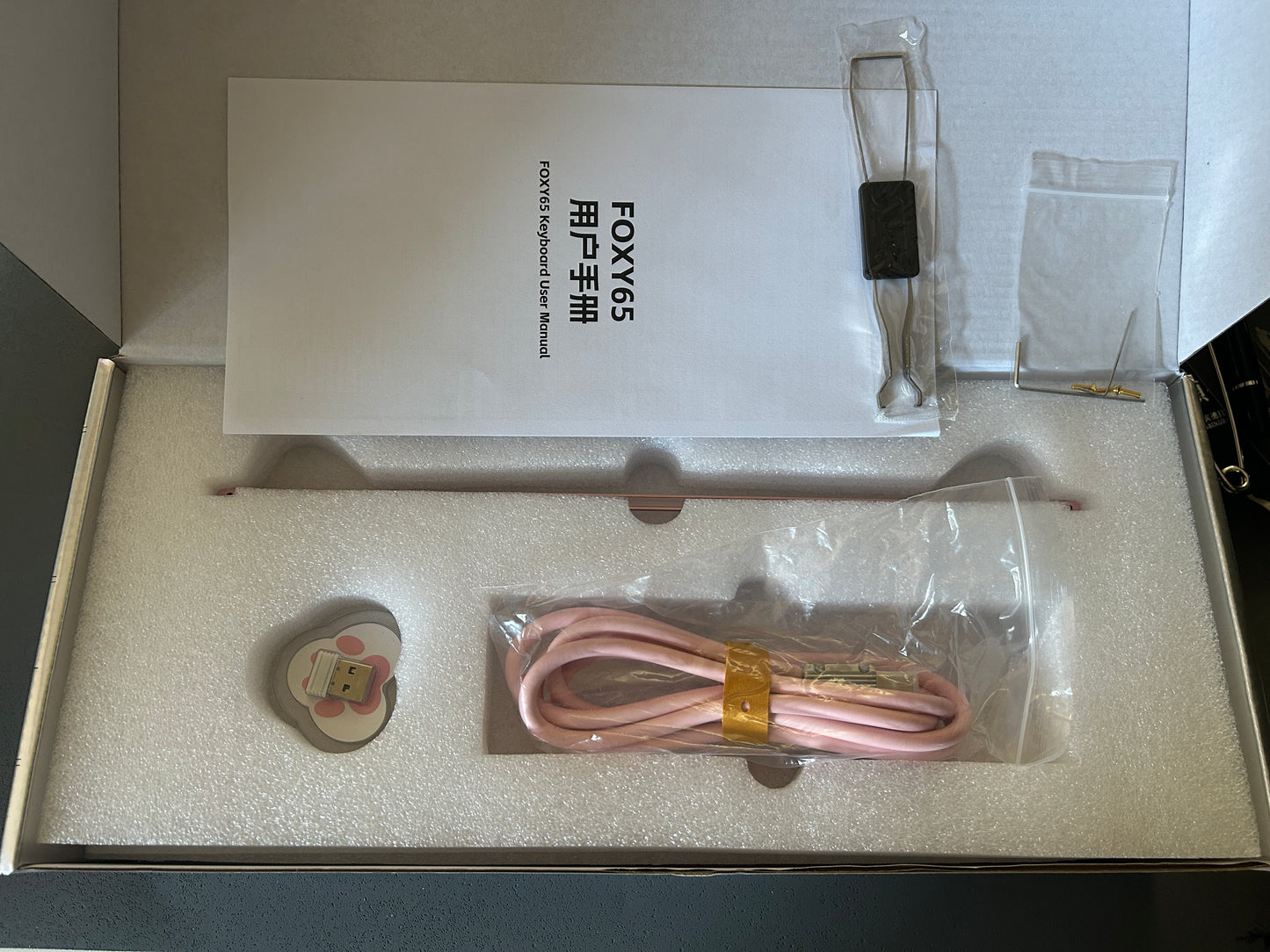 Unboxing Clearance ONLY 1 Instock Foxy 65 Assembled Edition Black Pink Kitten