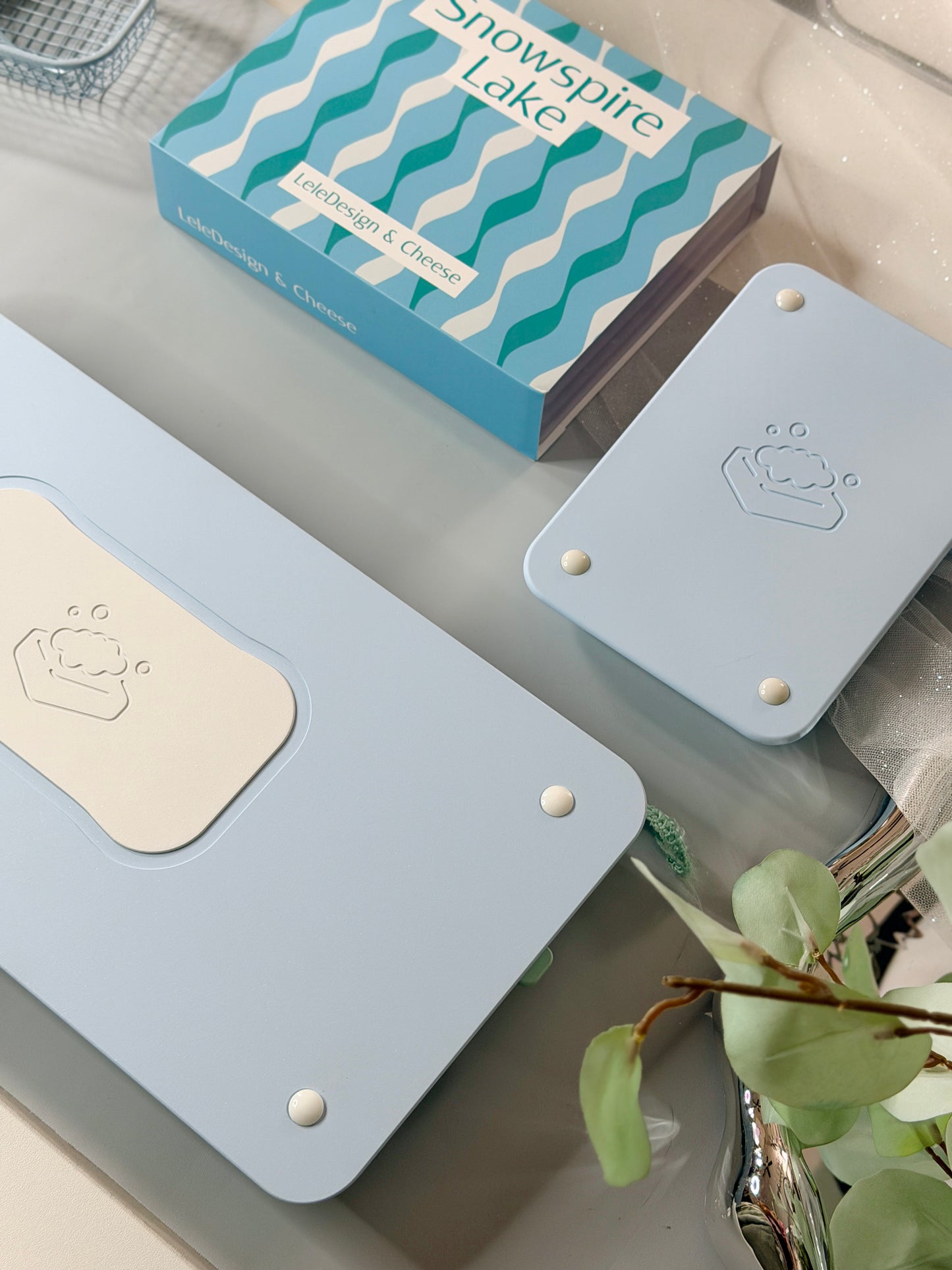 ONLY 1 Instock Prebuilt Aluminum Customized Mechanical Keyboard Blue Green Soap75 ➕ Pad