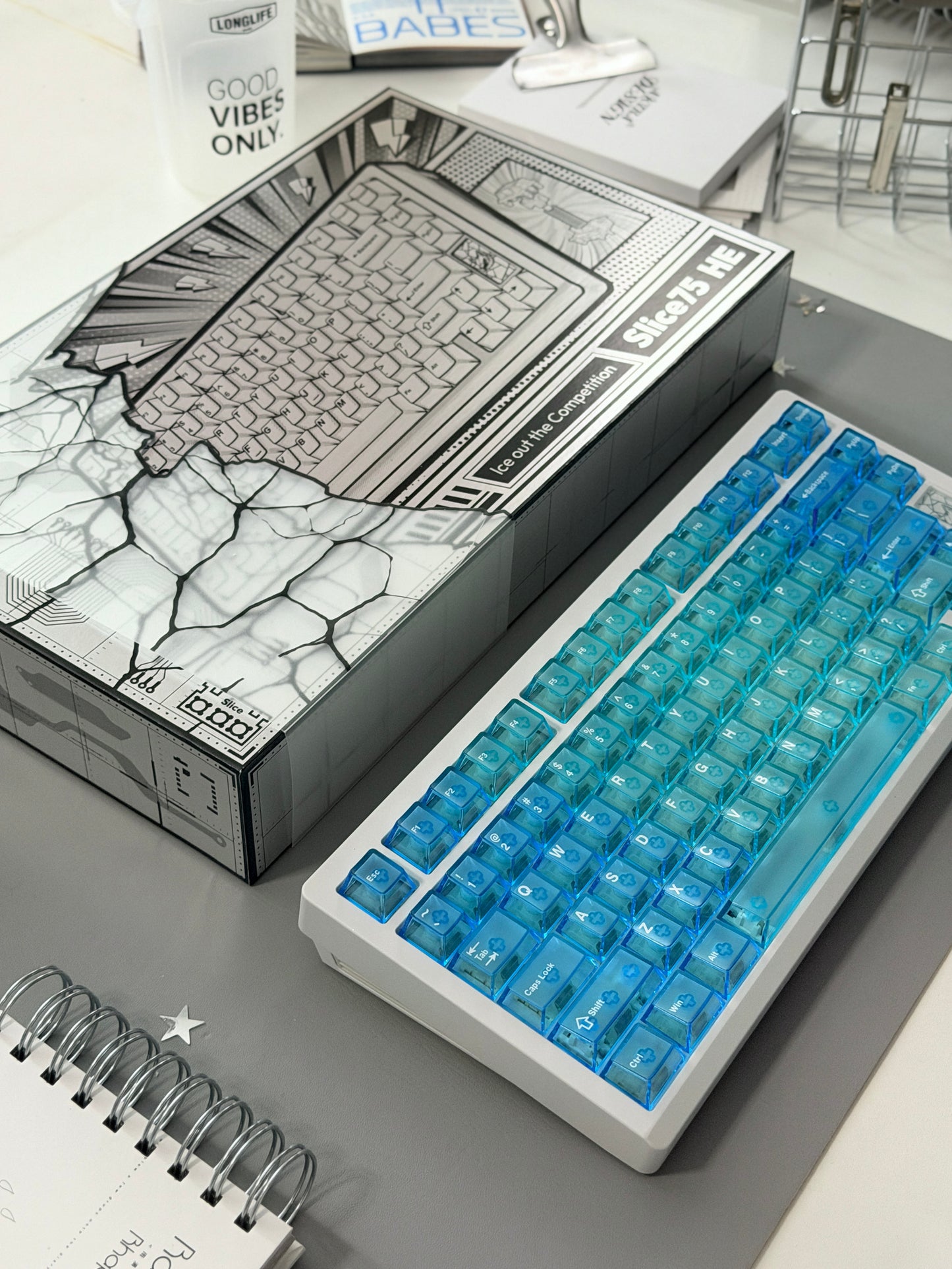 Unboxing Clearance ONLY 1 Instock Chilkey Slice75 HE Keyboard