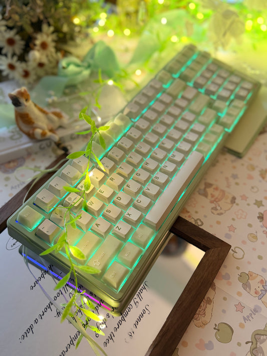 Unboxing For Sales FURYCUBE K99 pro Creamy Green Wireless Mechanical Keyboard, Gasket Hot Swappable RGB Gaming Keyboard with Numpad