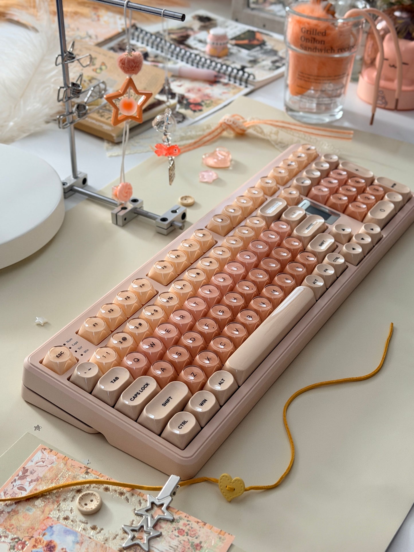 Unboxing Clearance ONLY 1 Instock WOMIER WK98 98% MULTIMEDIA SCREEN MECHANICAL GAMING KEYBOARD