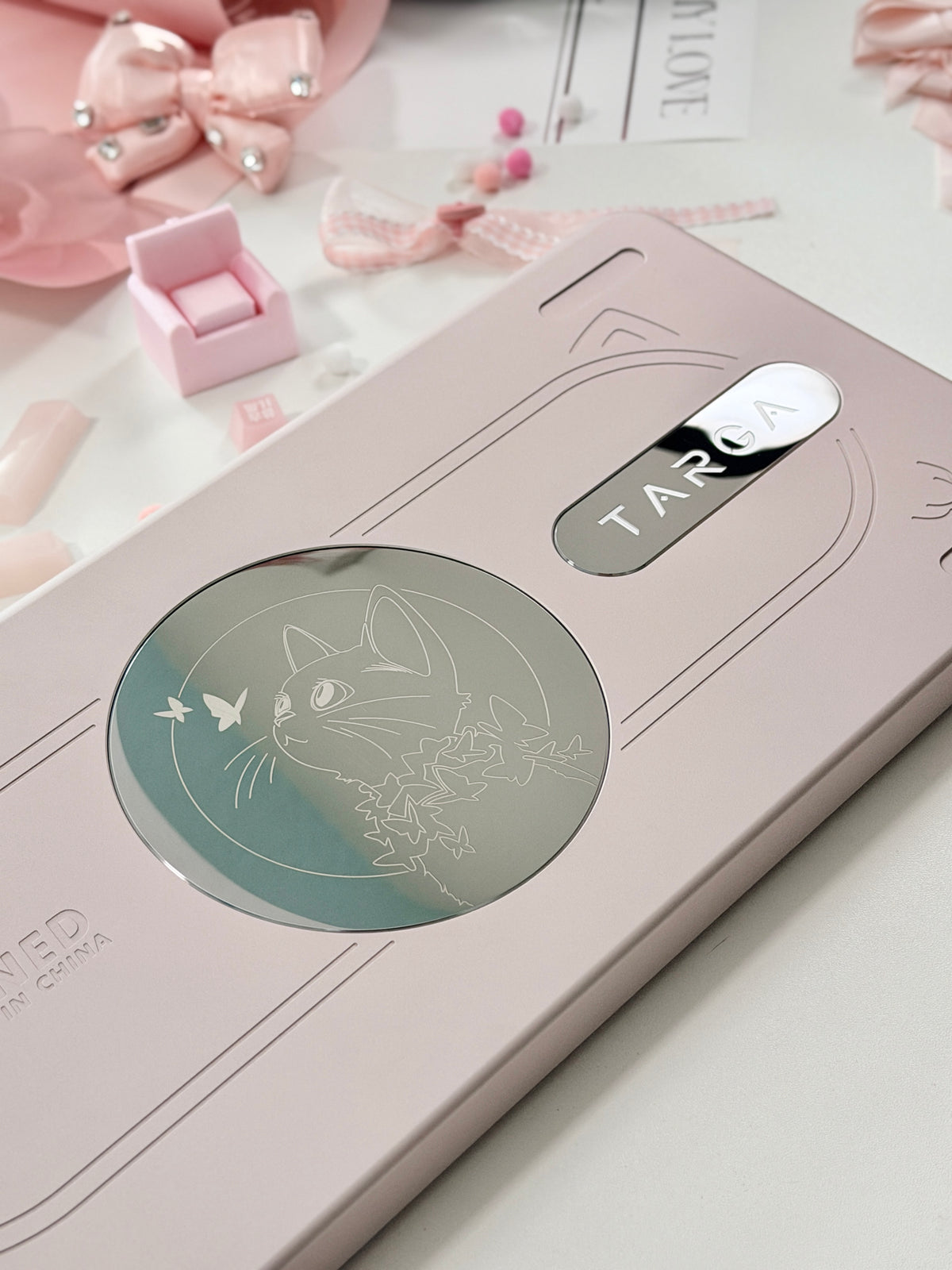 PREORDER Prebuilt Targa98 Anordized Pink Aluminum Custom Mechanical Keyboard