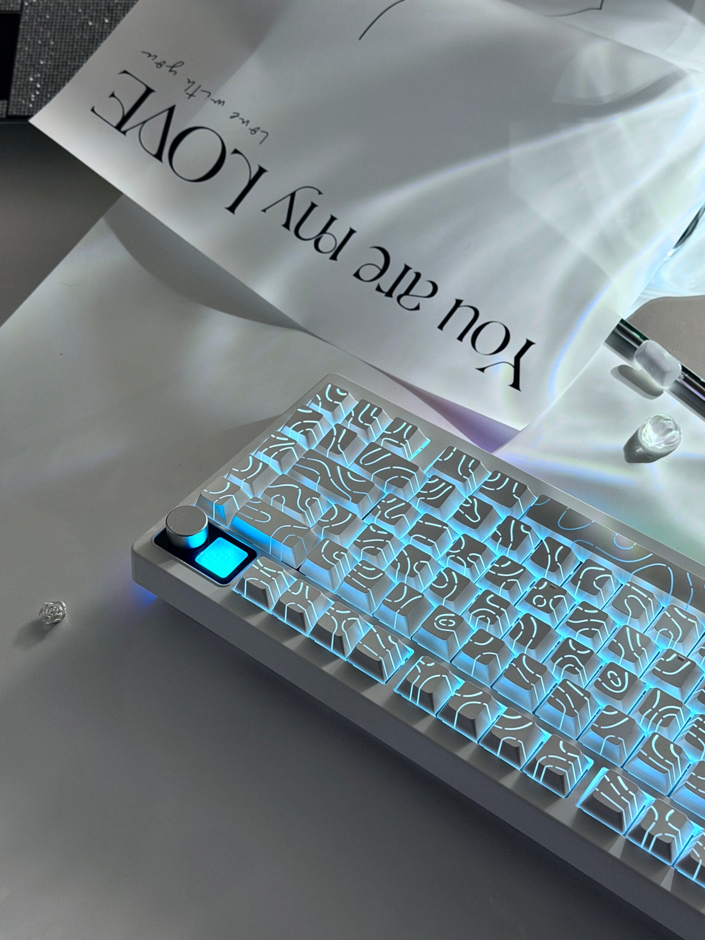 Unboxing ONLY 1 Instock ELECFOX SPECTRA75 Mechanical Gaming Keyboard Wireless RGB Backlight Dot Matrix Display
