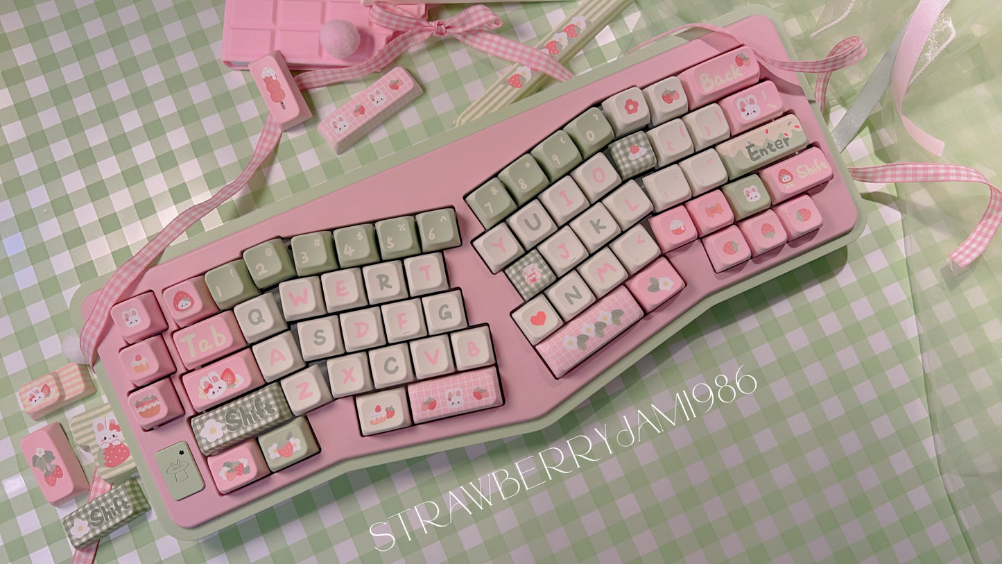 【preorder】Prebuilt Vlice Green Pink Aluminum Customized Mechanical Keyboard