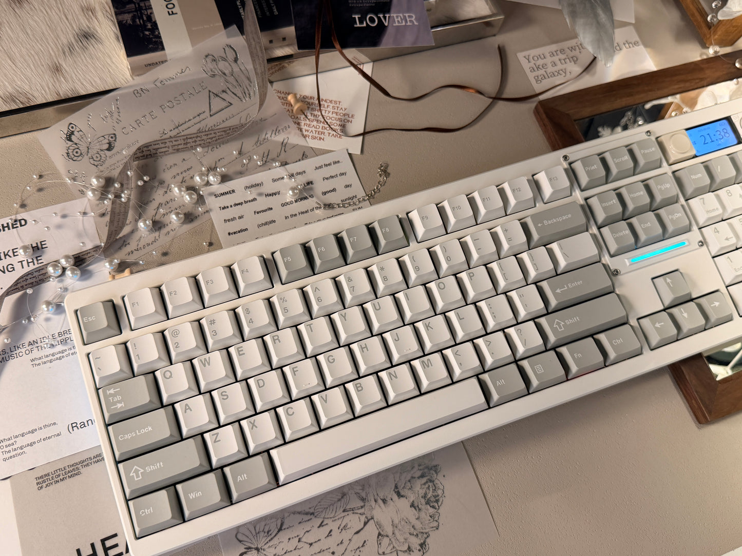 Unboxing Sample For Sale ONLY 1 Instock Wireless Mechanical Keyboard Chilkey ND104 Gaming Keyboard