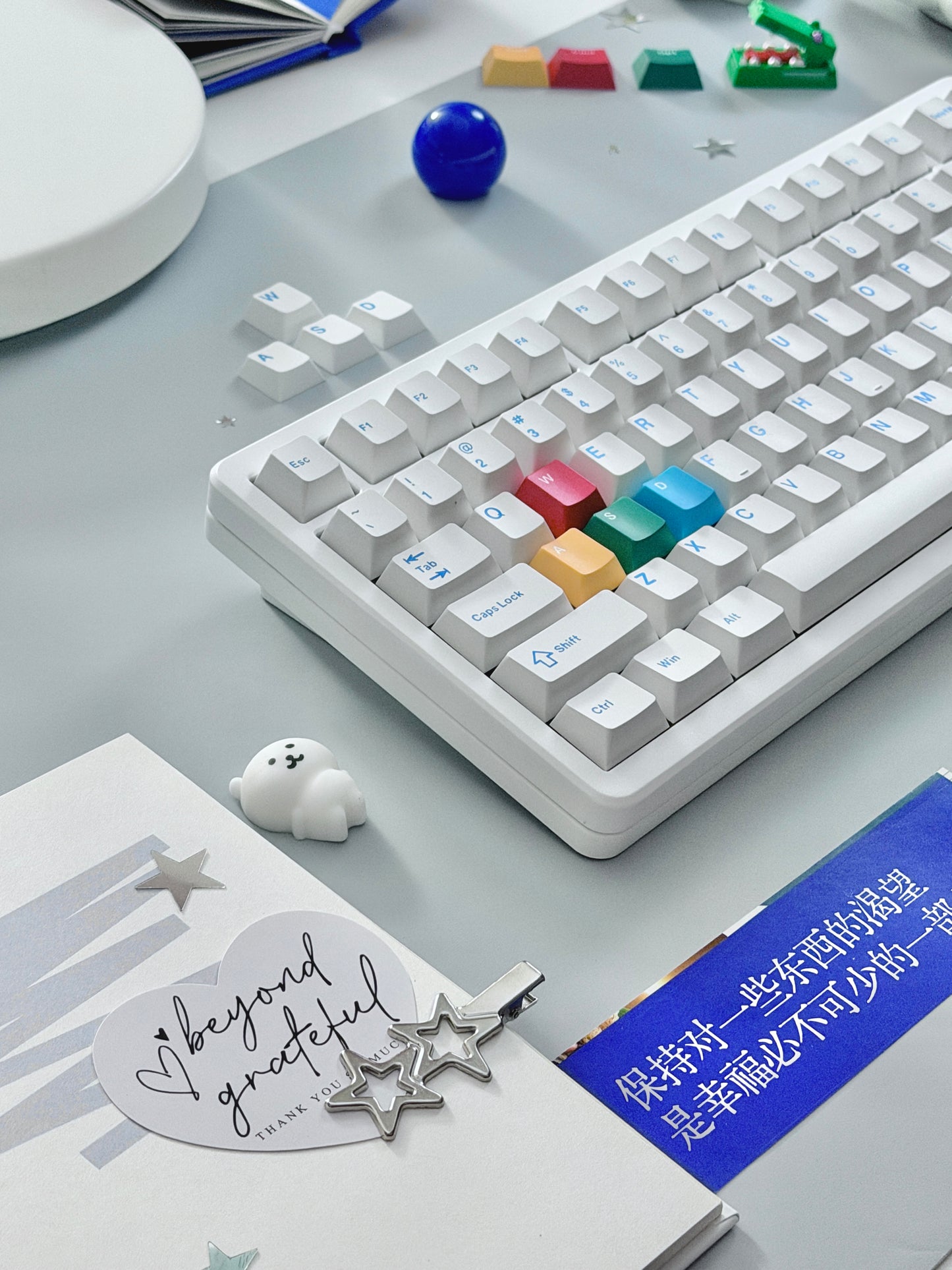 Unboxing Clearance ONLY 1 Instock WOMIER SK75 TMR White WIRELESS ALUMINUM CUSTOM KEYBOARD