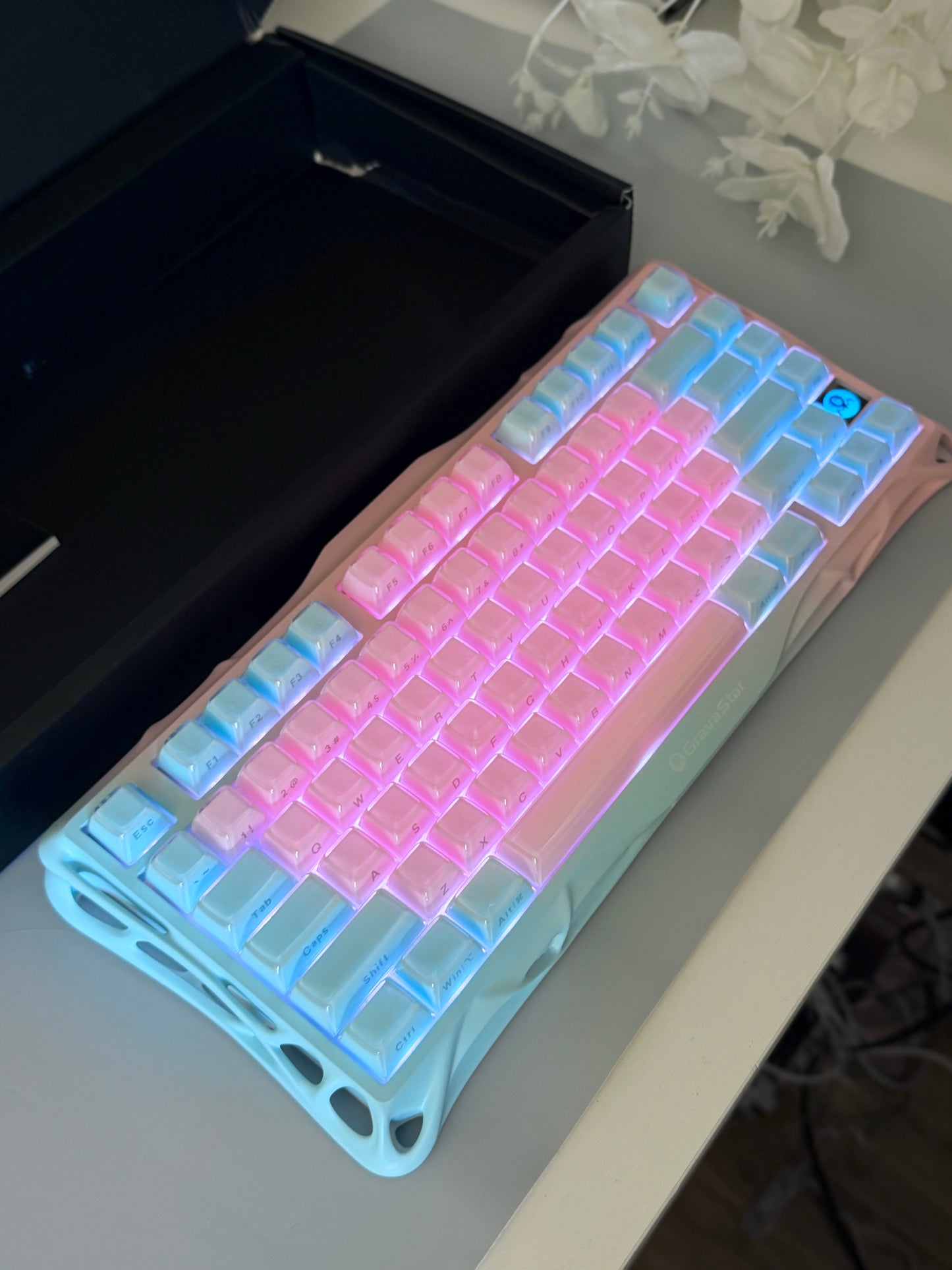 Unboxing Clearance ONLY 1 Instock GravaStar Mercury K1 Lite Special Edition - Lumen Rose
