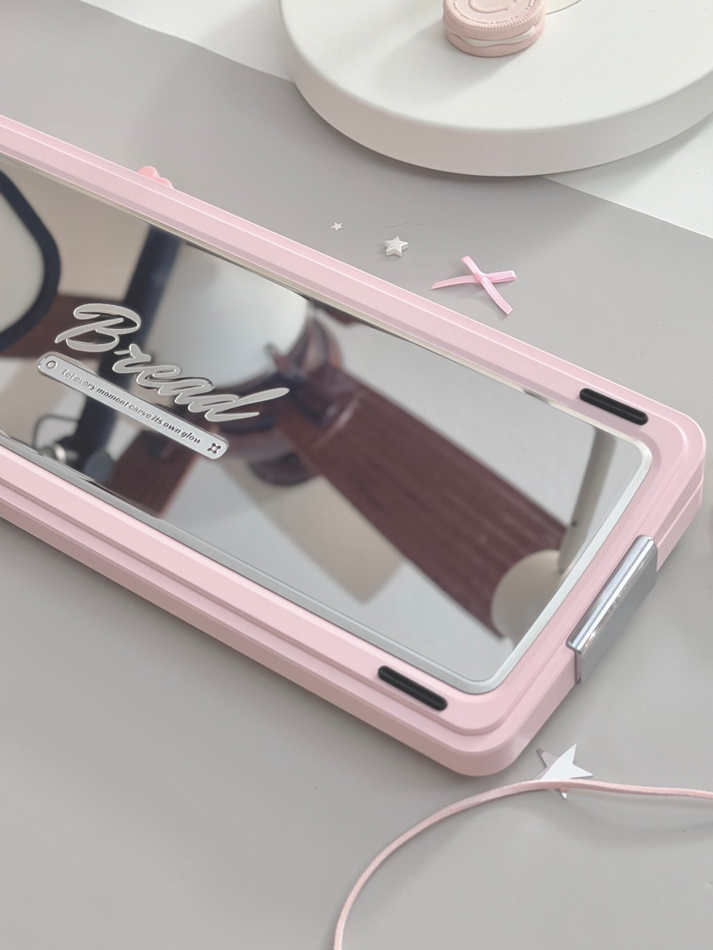 ONLY 1 Instock Prebuilt Aluminum Custom Mechanical Keyboard Bread80 Wireless Pale Pink & White Set