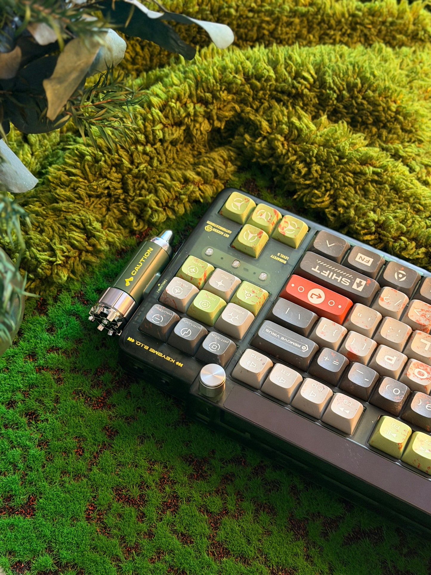 Unboxing Sample For Sale ONLY 1 Instock Keysme Lunar 01 Green Mechanical Keyboard- Ghost Ship