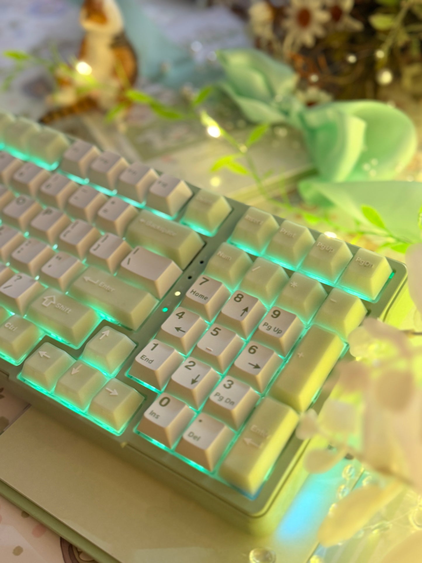 Unboxing For Sales FURYCUBE K99 pro Creamy Green Wireless Mechanical Keyboard, Gasket Hot Swappable RGB Gaming Keyboard with Numpad